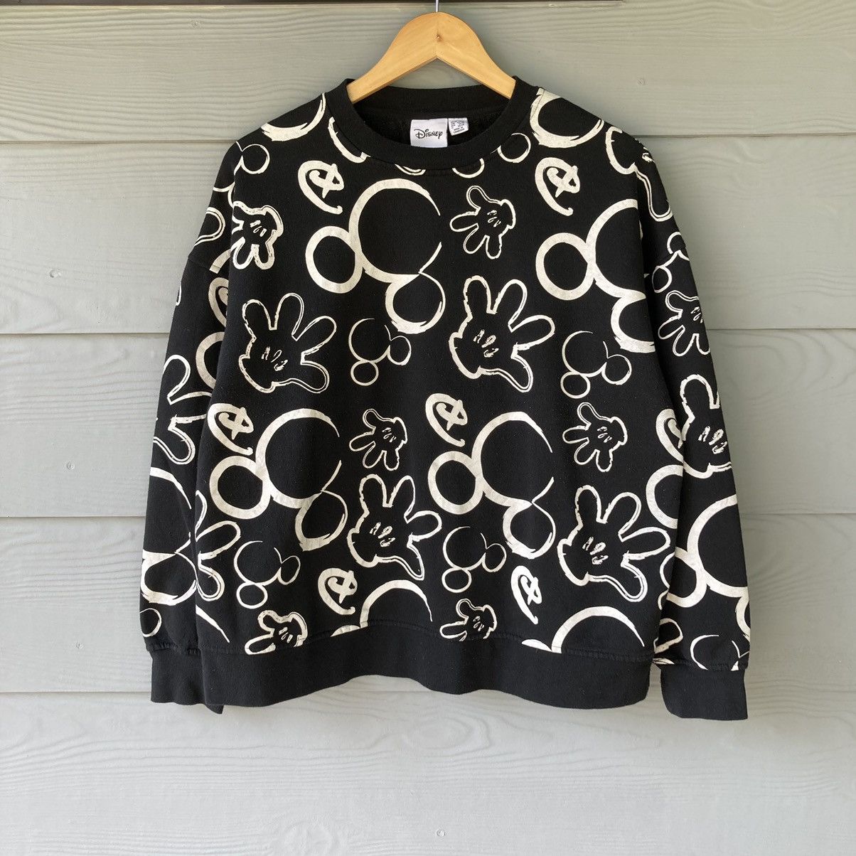 Disney Y2K Disney Black Sweatshirt Size L / US 10 / IT 46 - 1 Thumbnail