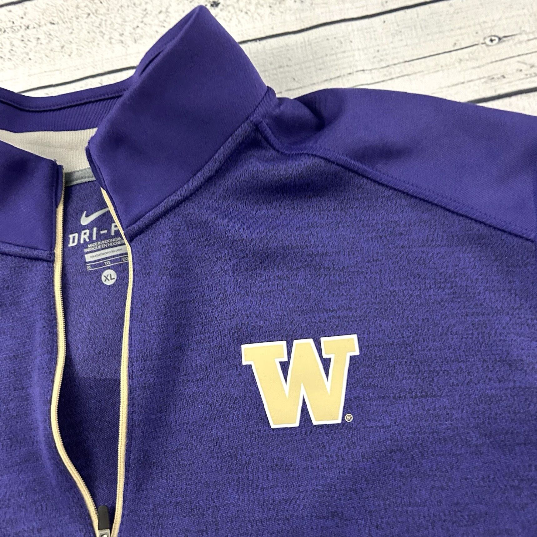 Nike Nike Dri-Fit Washington 1/4 Zip Pullover Jacket Men XL Purple Shirt Size US XL / EU 56 / 4 - 2 Thumbnail