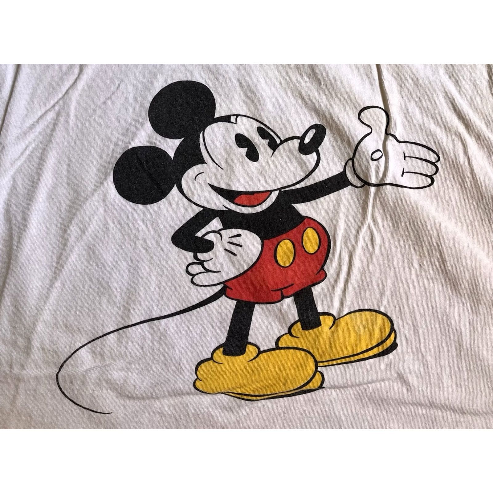 Disney VINTAGE Disney Mickey Mouse Tank Top Men XL White 80s USA Shirt Mens XS? Size US XL / EU 56 / 4 - 3 Thumbnail