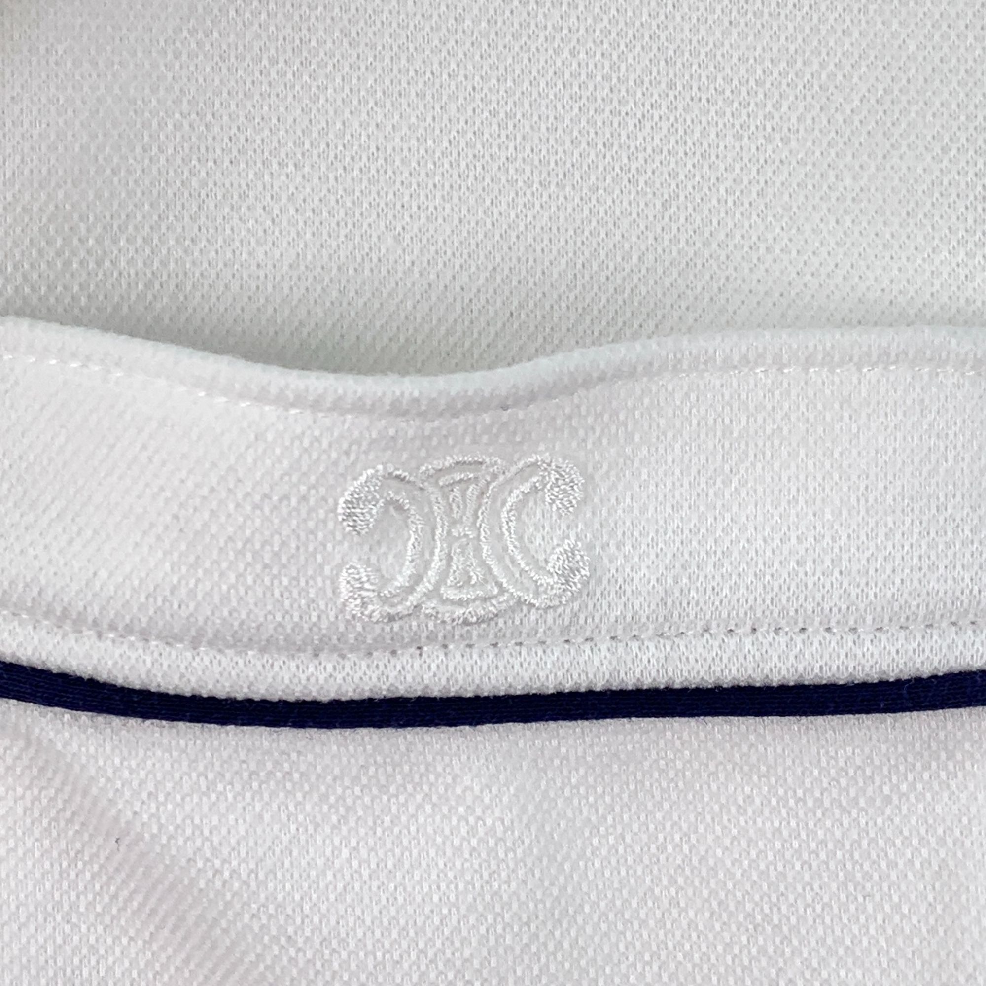 Celine Celine 2023 White Arc De Triomphe Embroidered Cotton Lapel S Size XS / US 0-2 / IT 36-38 - 5 Thumbnail