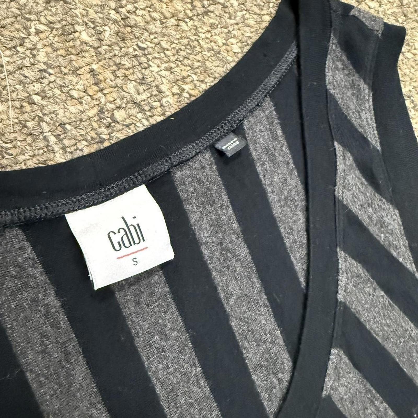 Designer Black and Grey Cabi Longline Tank Size S / US 4 / IT 40 - 2 Thumbnail