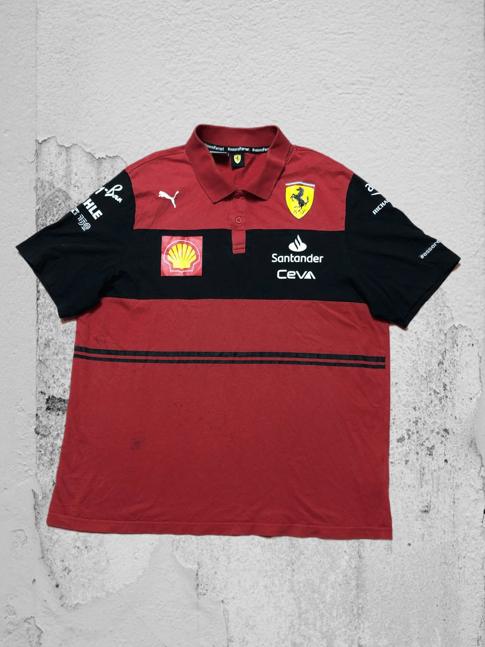 Ferrari × Puma Streetwear T-Shirt Puma x Ferrari Y2K Vintage big logo Size US XL / EU 56 / 4 - 1 Thumbnail