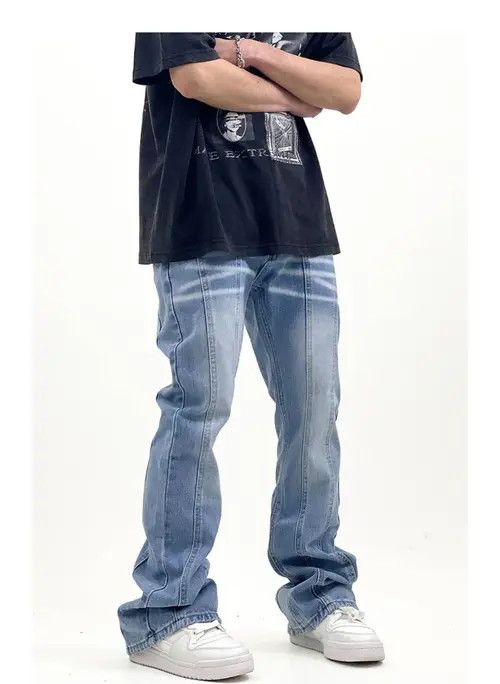 VIBE fade flared hiphop grunge jeans Size US 32 / EU 48 - 5 Thumbnail