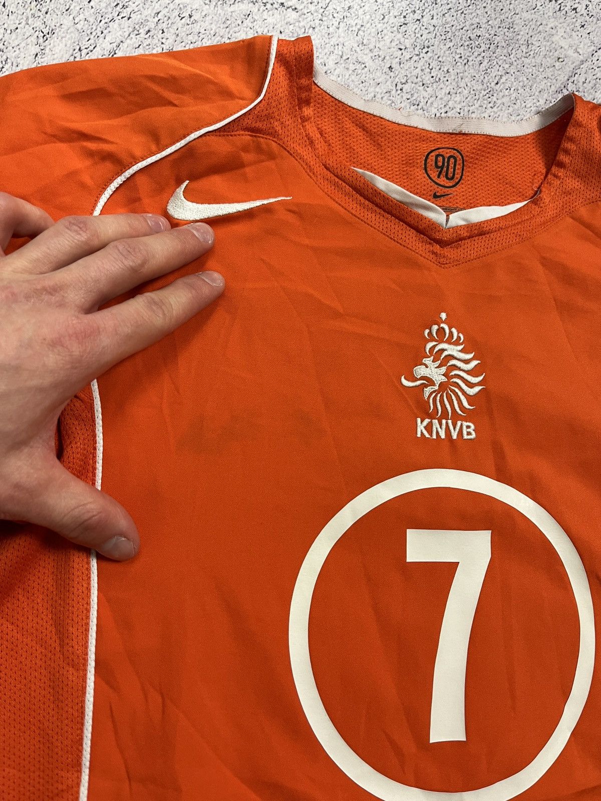 Nike × Vintage Nike Netherlands 2004 Soccer Football Jersey Blockcore Rare Size US S / EU 44-46 / 1 - 8 Thumbnail