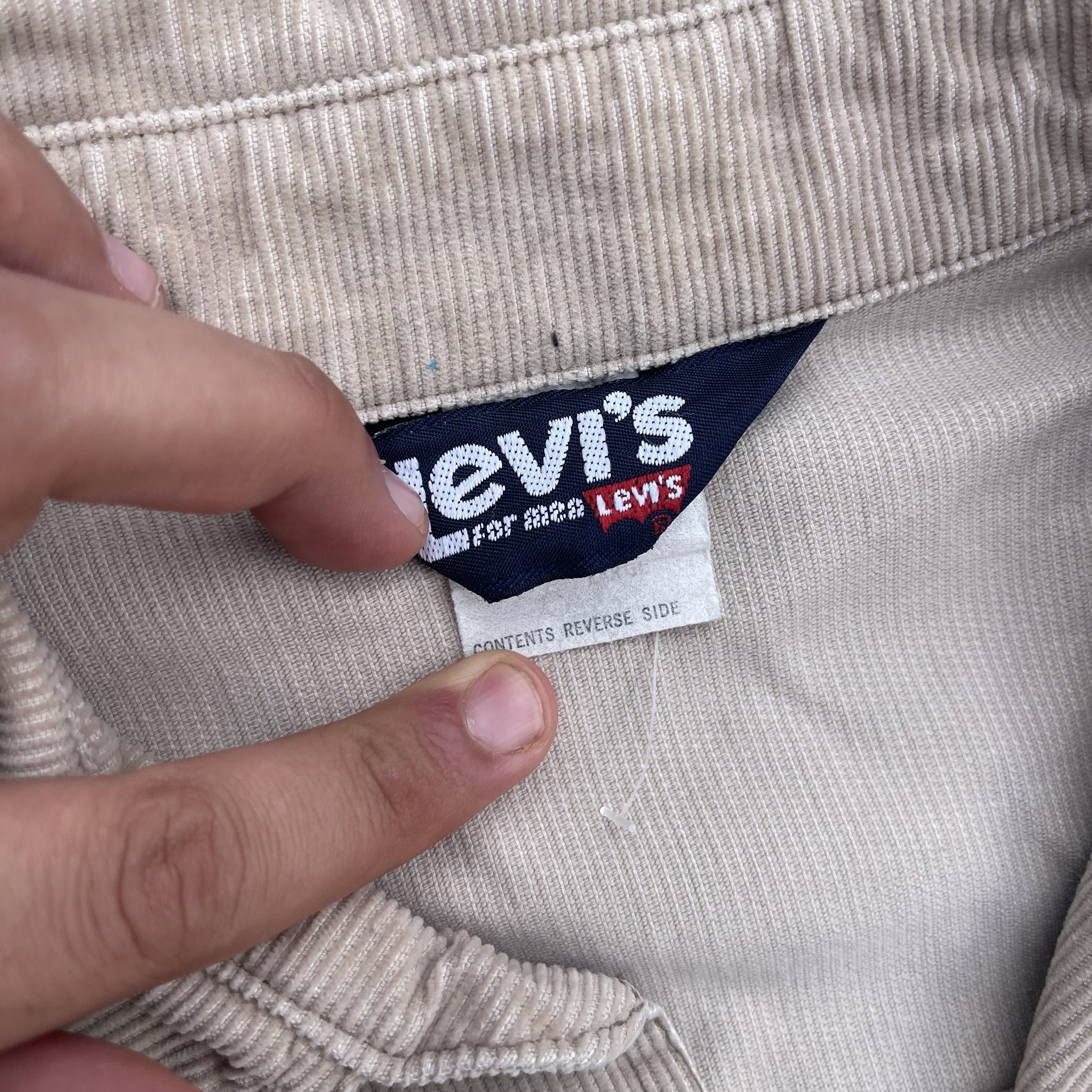 Levi's Vintage 90s Levi's Trucker Corduroy Button Up Size US L / EU 52-54 / 3 - 5 Thumbnail