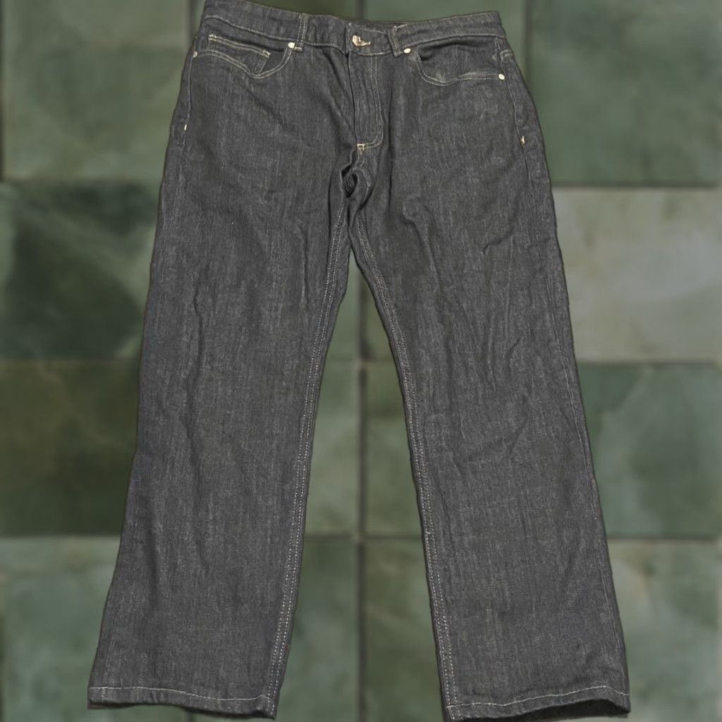 Peter Millar Peter Millar Jeans Mens 34x34 (Actual 34x27.5) Blue Crown Crafted Denim 5-Pocket Button Zipper Logo Regular Tapered Size US 34 / EU 50 - 1 Thumbnail