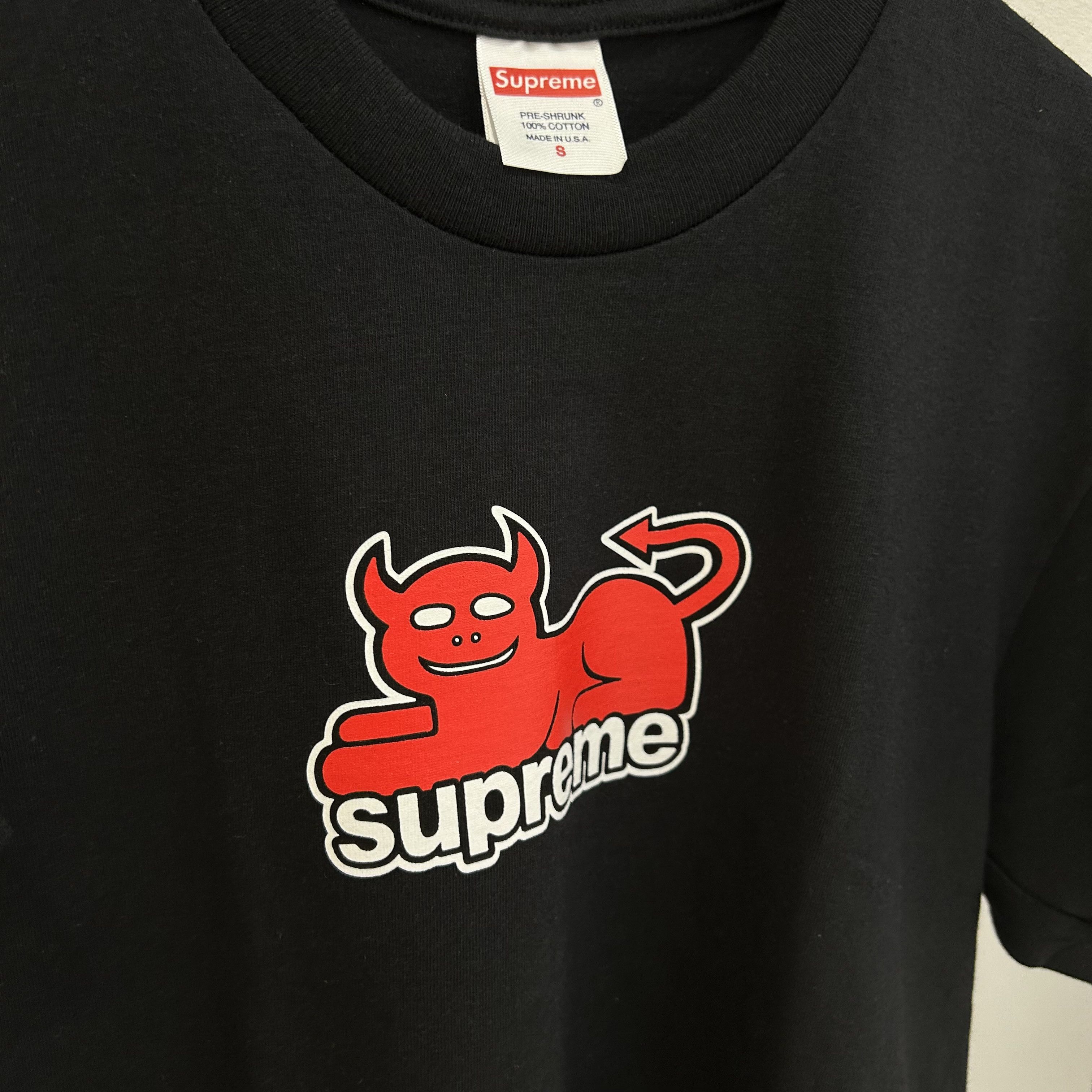 Supreme Supreme Toy Machine Devil Cat Tee Black | Grailed