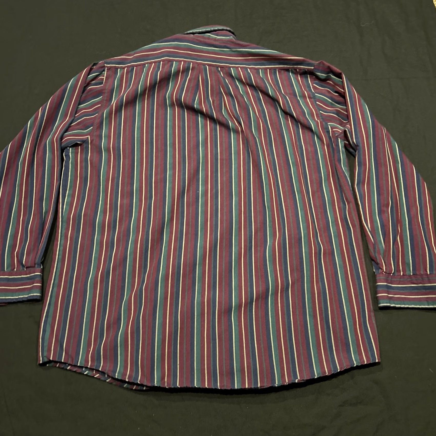 Vintage VINTAGE Sutter & Grant Shirt Mens Large Striped Button-Up Long Sleeve Casual Size US L / EU 52-54 / 3 - 5 Thumbnail