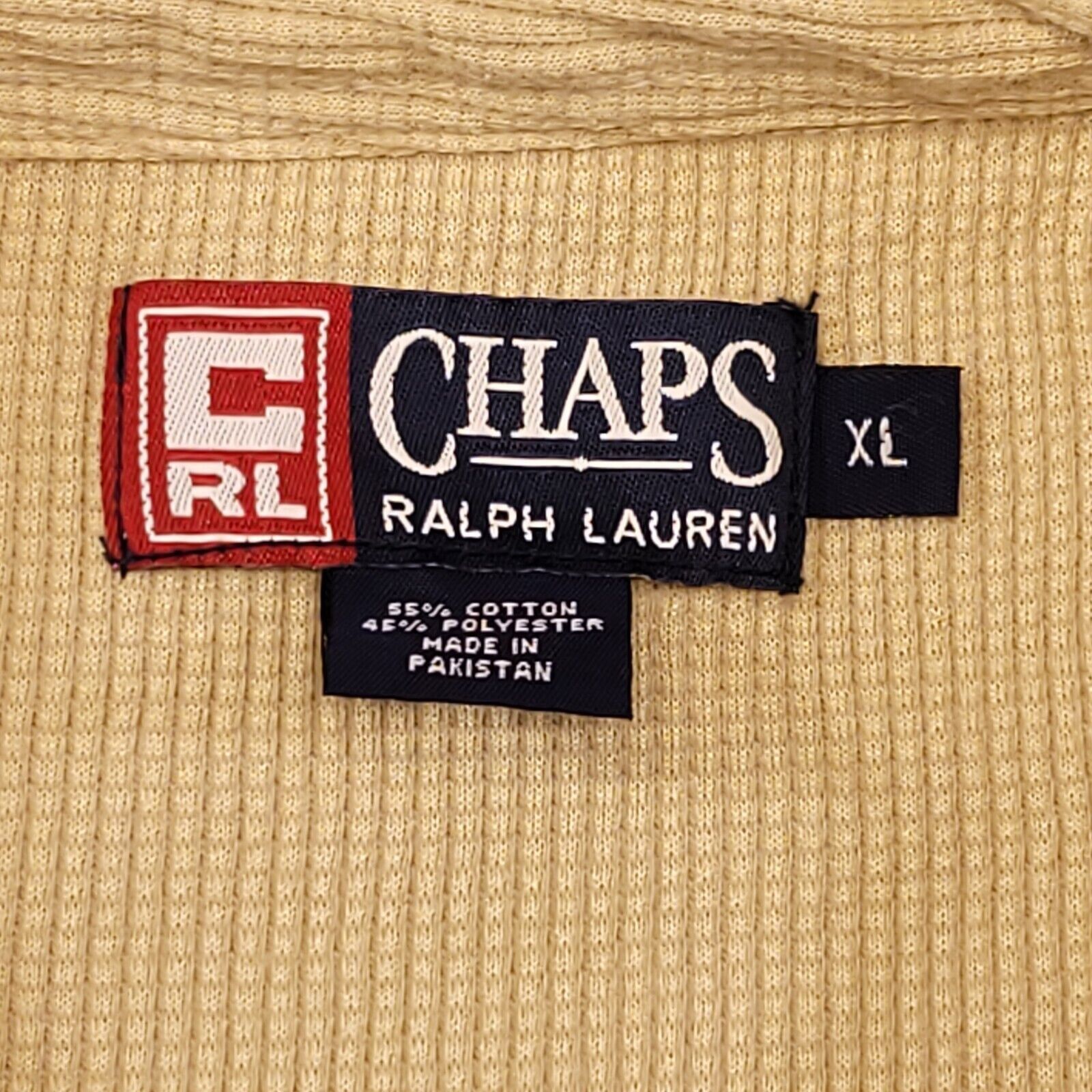 Chaps Chaps Ralph lauren Short Sleeve Shirt Mens Size XL Beige Size US XL / EU 56 / 4 - 3 Thumbnail