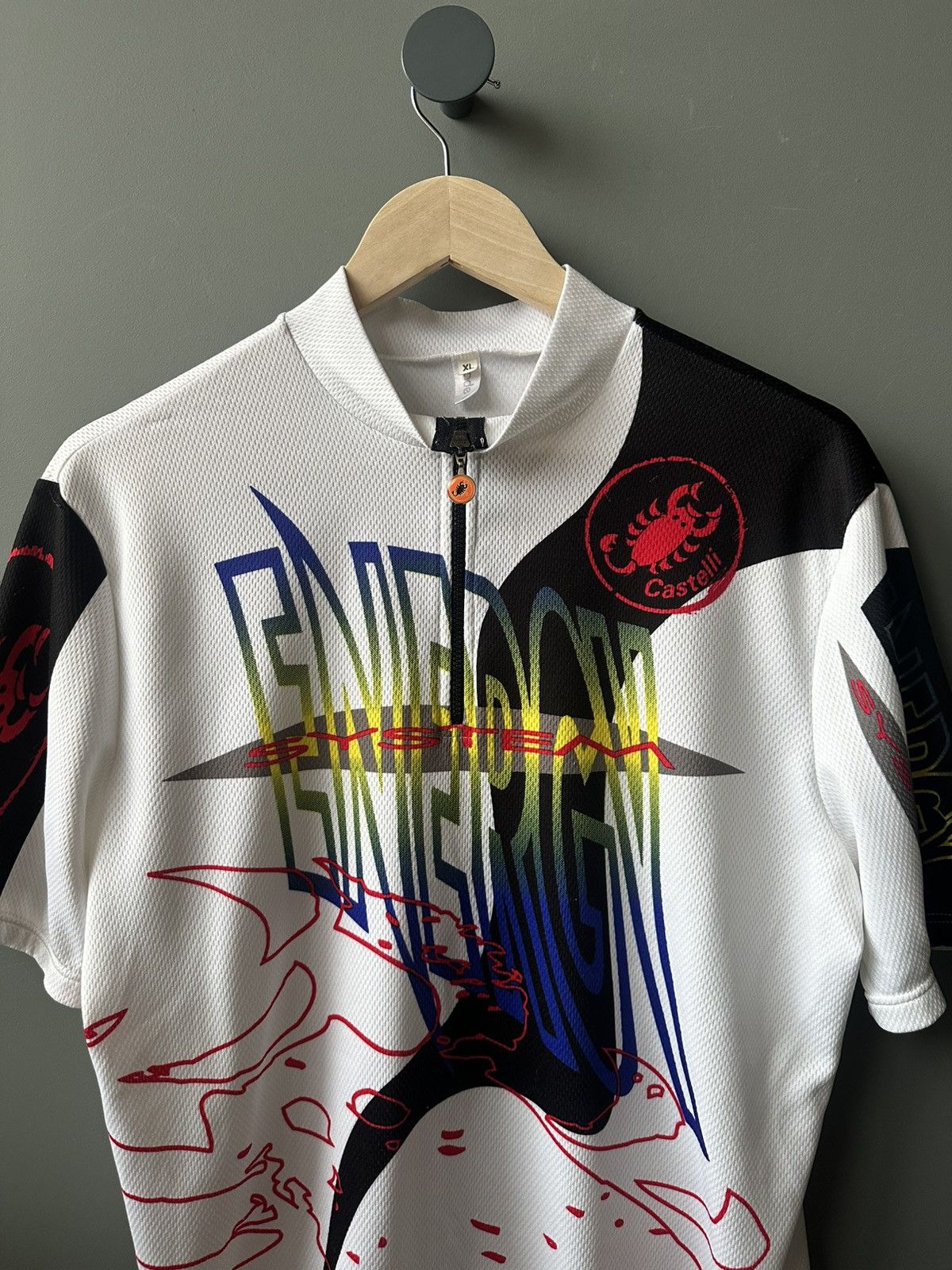 Bicycle Vintage Castelli Italy Made Cycle Jersey Size XL Size US XL / EU 56 / 4 - 2 Thumbnail