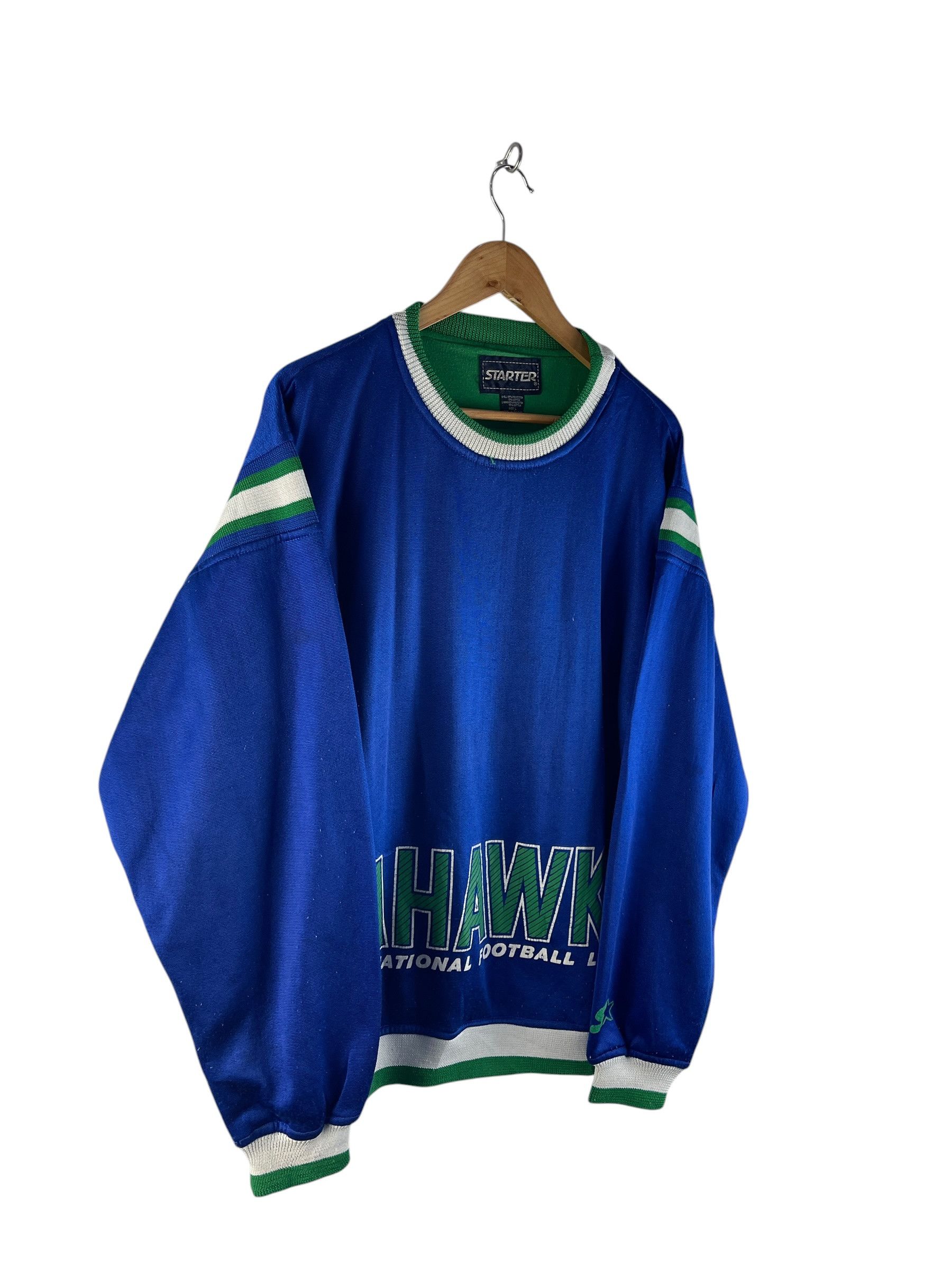 Starter Vintage Starter Seattle Seahawks Crewneck Sweatshirt NFL Size US L / EU 52-54 / 3 - 3 Thumbnail