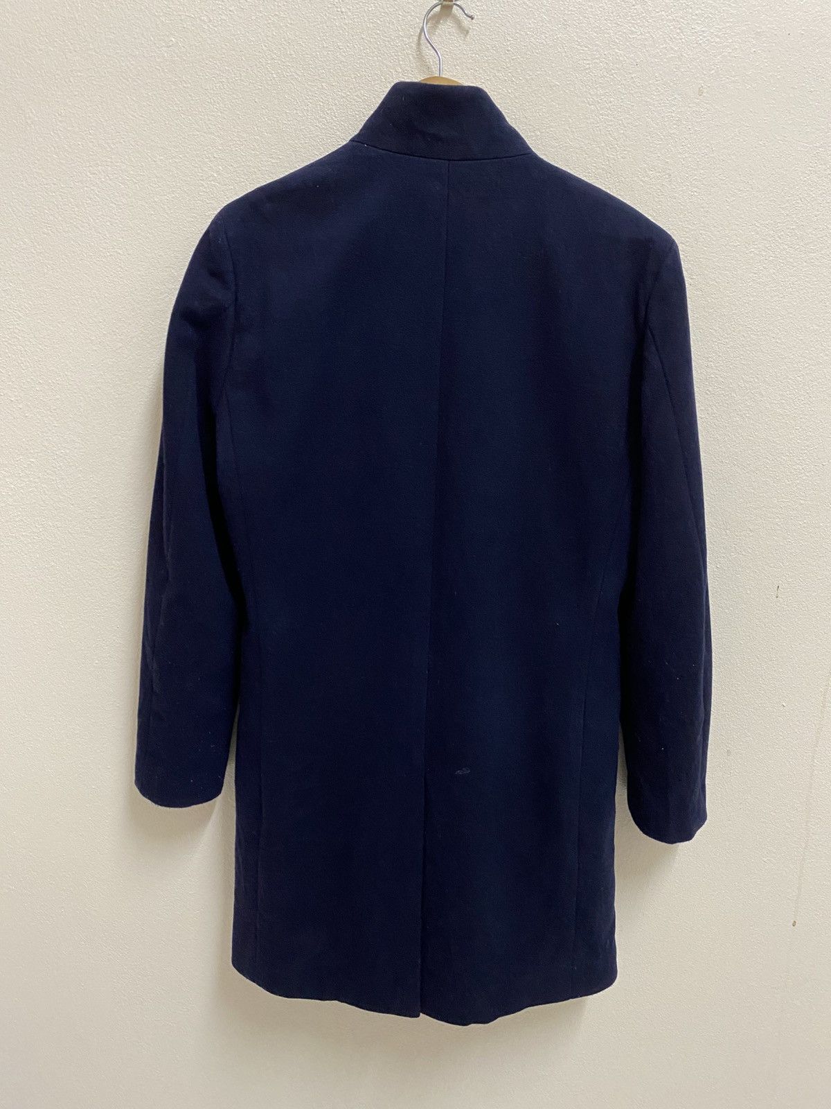 Theory Theory Style Belvin WP A Soft Melton Jacket Navy Blue Size US S / EU 44-46 / 1 - 2 Thumbnail