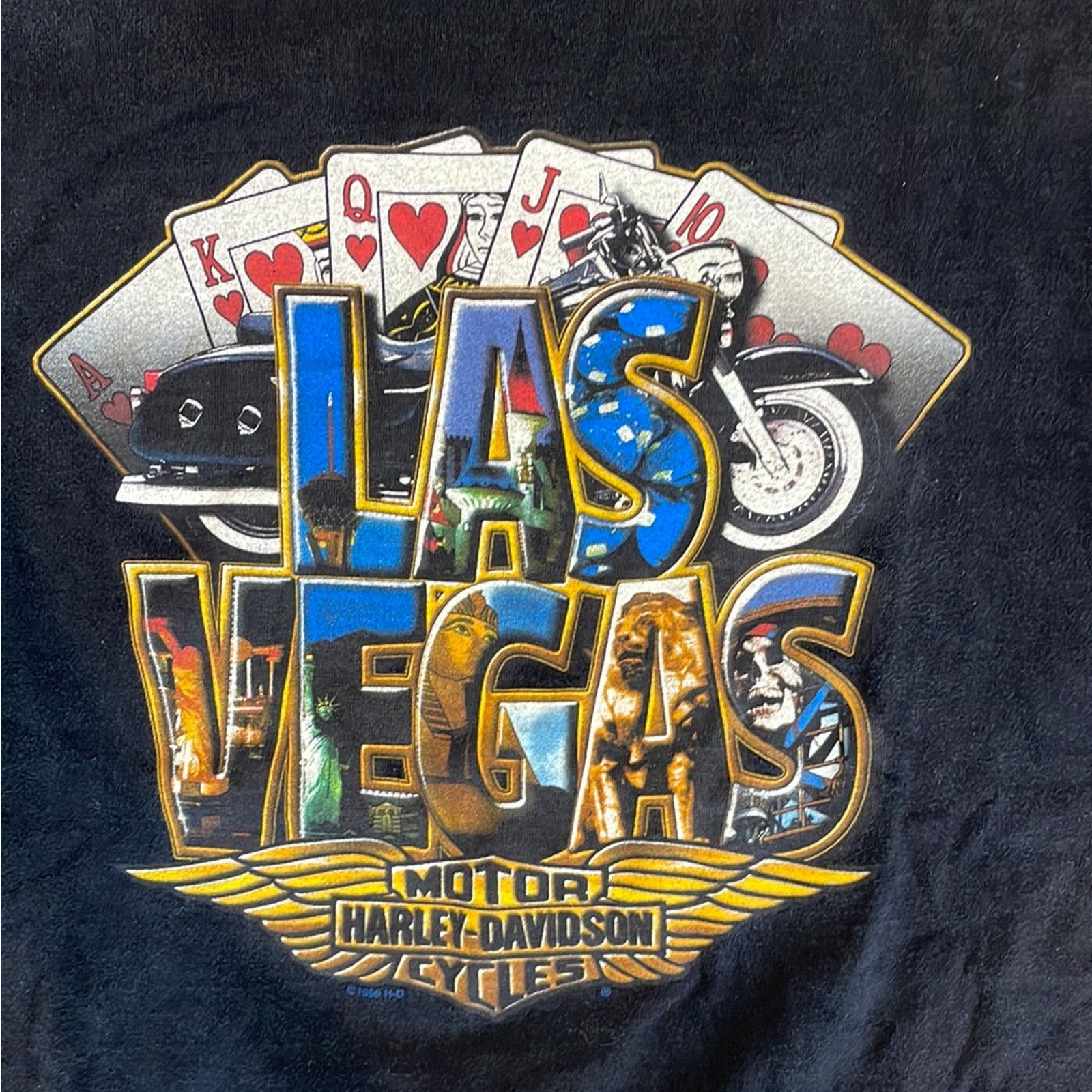 Harley Davidson 1999 Harley Davidson Las Vegas Holoubek Shirt 2XL Size US XXL / EU 58 / 5 - 3 Thumbnail