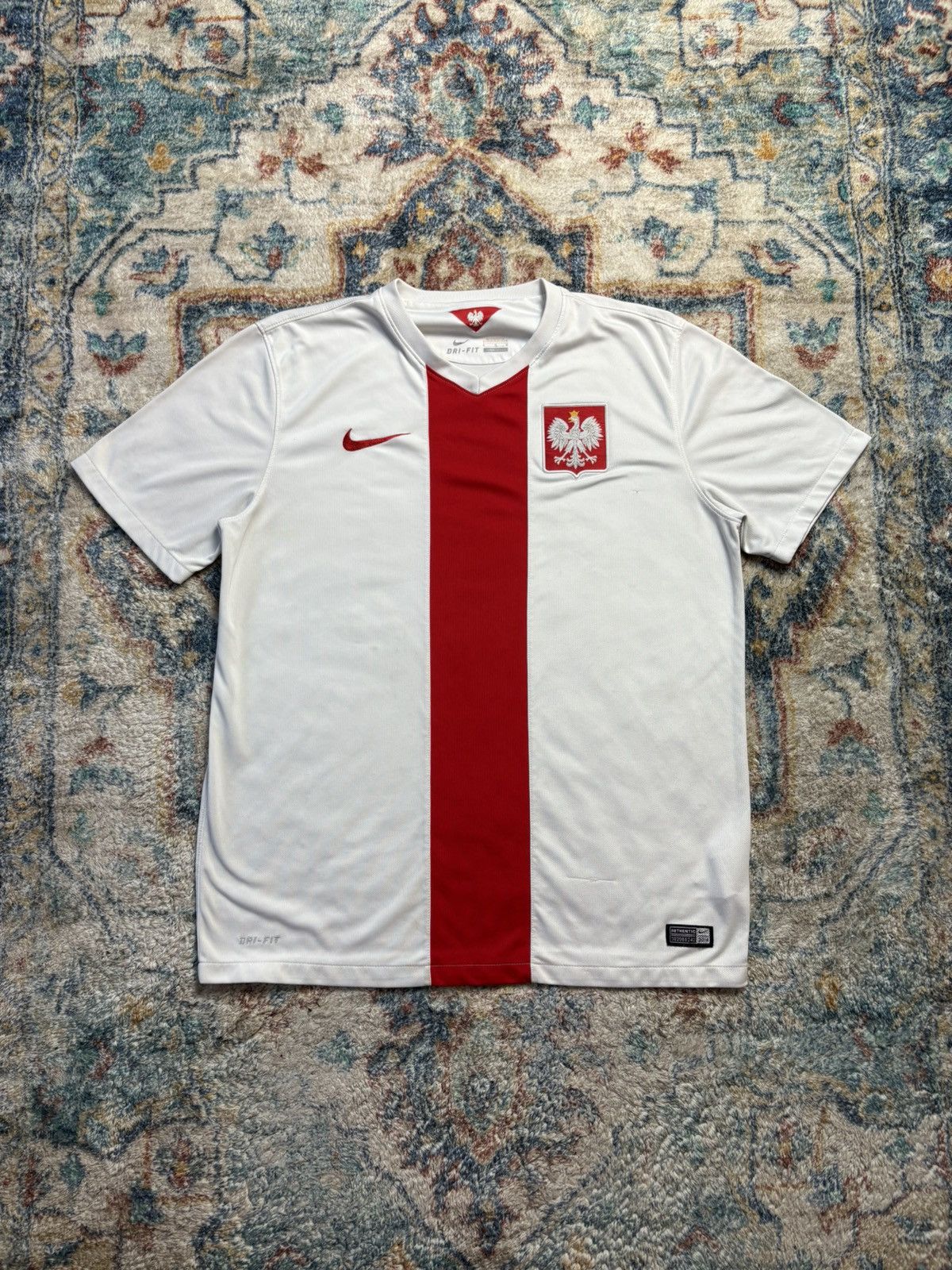 Nike Nike Poland Soccer Jersey Large Size US L / EU 52-54 / 3 - 1 Thumbnail