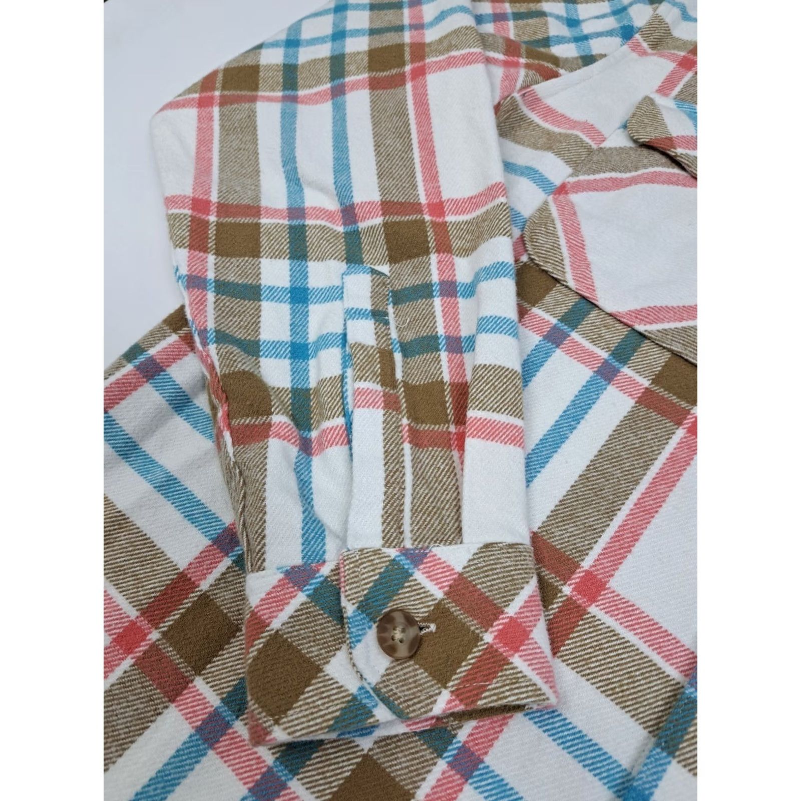 Hurley Hurley Men’s Long Sleeve Button-Up Flannel Shirt Multicolor Size L #4060 Size US L / EU 52-54 / 3 - 5 Thumbnail