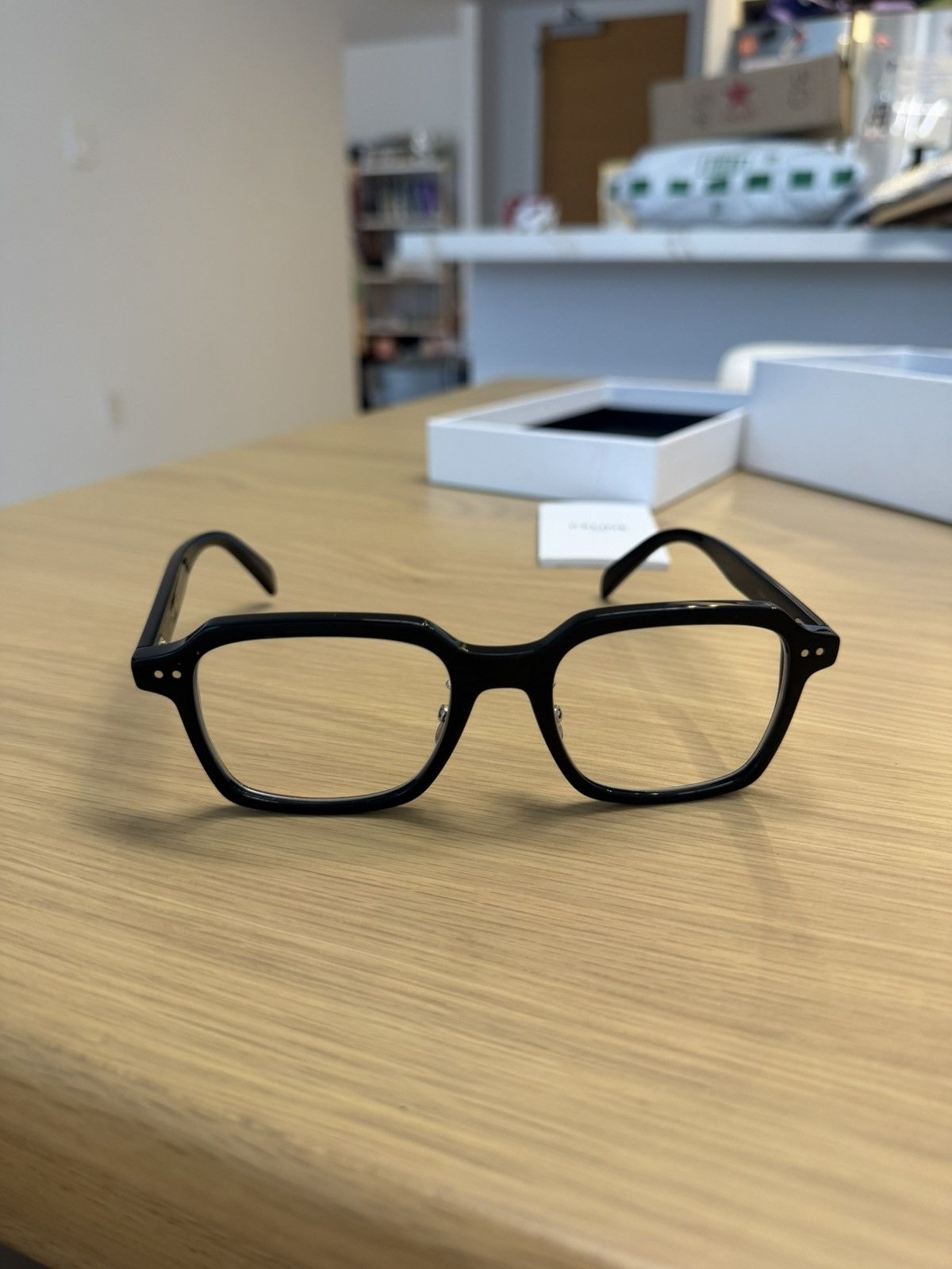 Celine Celine CL50139F Black Rectangular Optical Glasses Frame Size ONE SIZE - 8 Thumbnail
