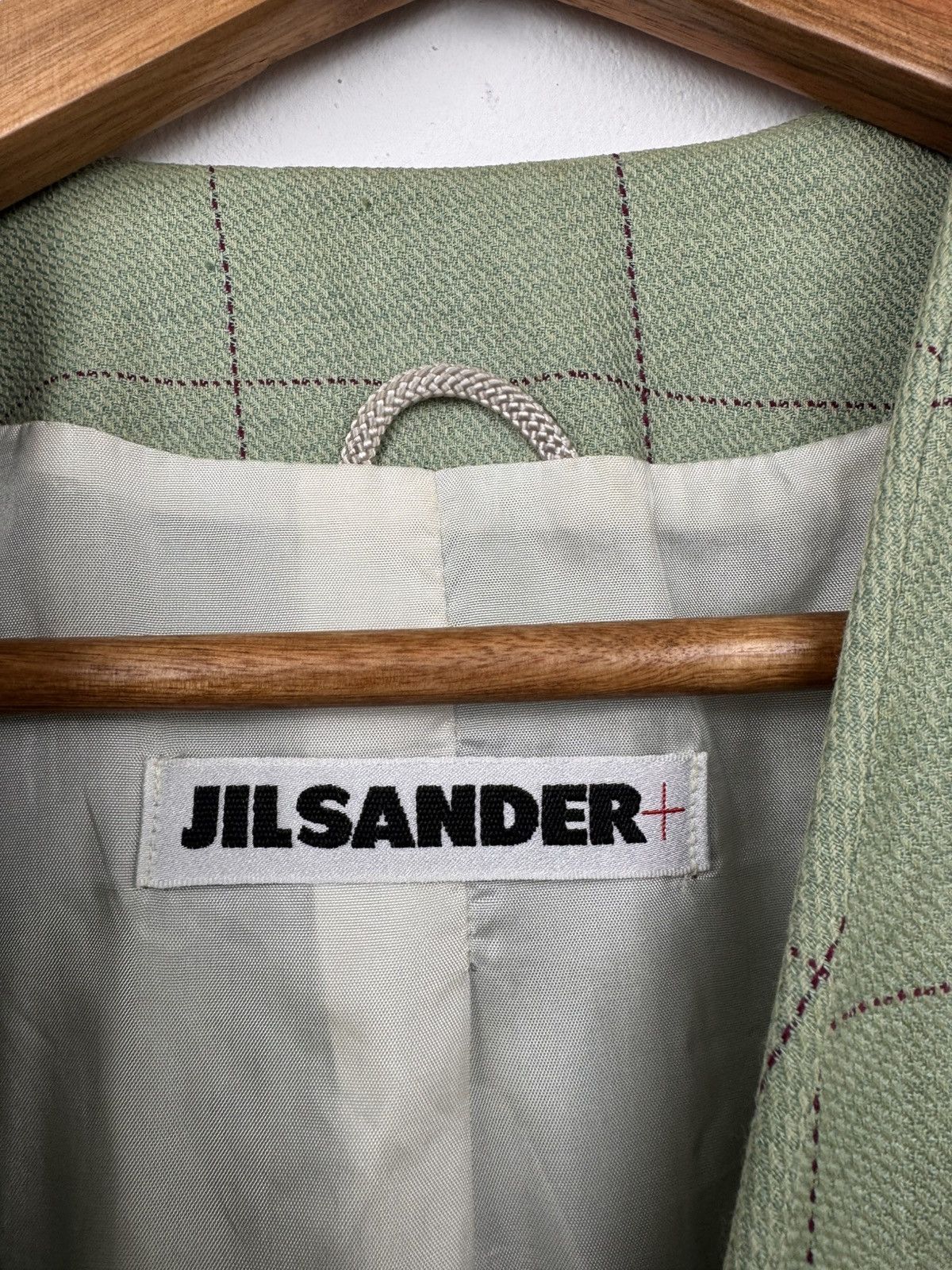 Jil Sander Jil Sander Women Linen Wool Blazer Green Vintage Size M Size M / US 6-8 / IT 42-44 - 3 Thumbnail