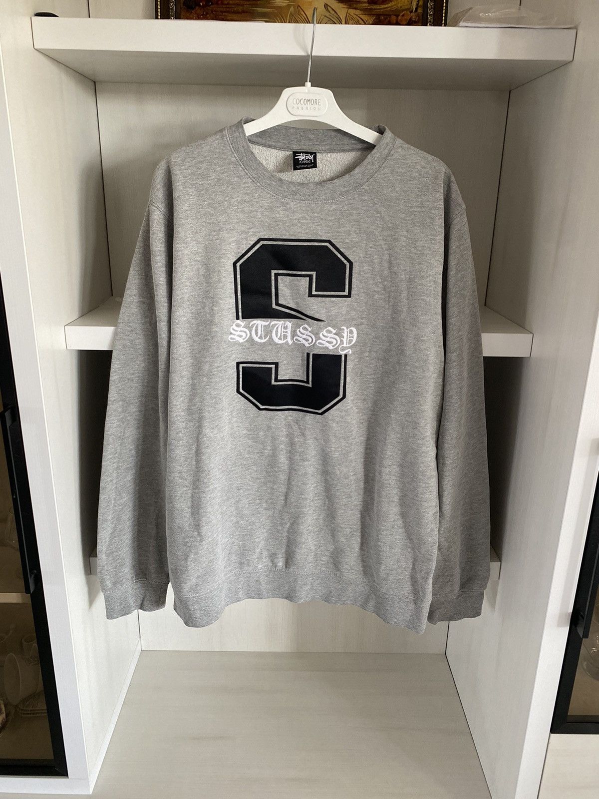Stussy Vintage Stussy Baggy Sweatshirt Big Logo Y2K OG Logo Drip #S Size US XL / EU 56 / 4 - 4 Thumbnail