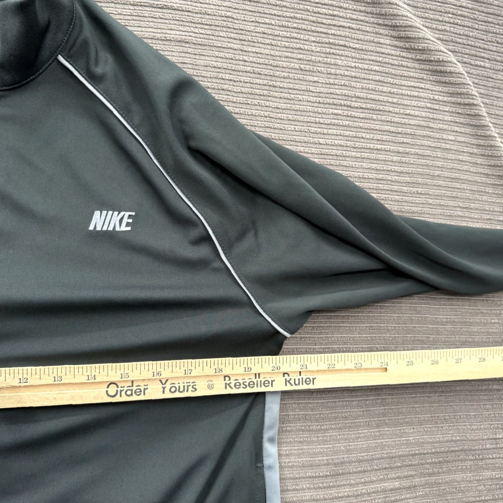 Nike Nike Jacket Mens M Black Full Zip Training Track Poly Athletic Logo Swoosh Size US M / EU 48-50 / 2 - 4 Thumbnail