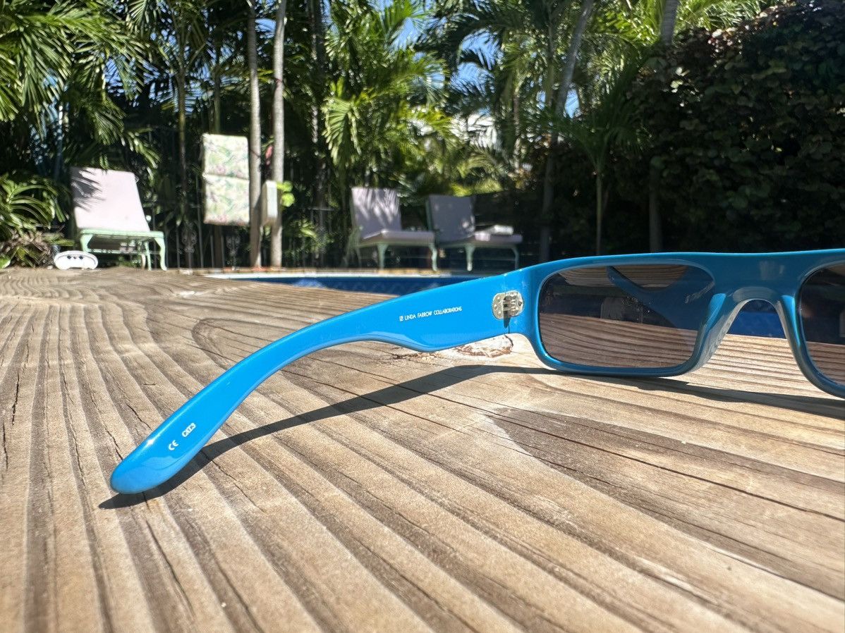 Raf Simons Raf Simons Blue Sunglasses Size ONE SIZE - 5 Thumbnail