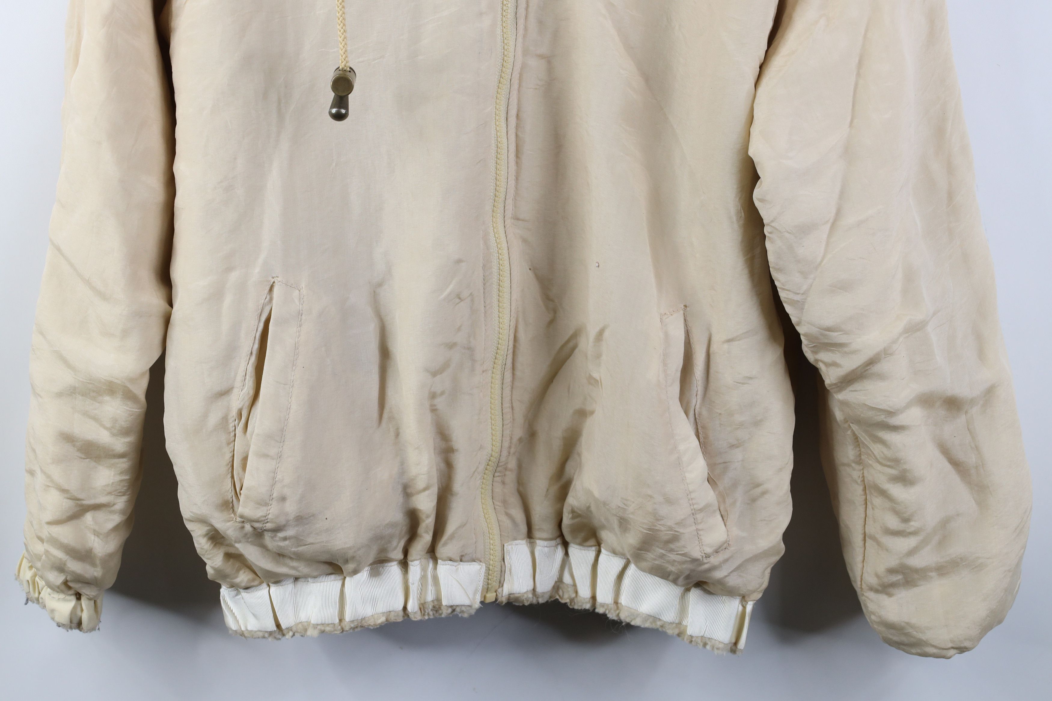 Vintage AS IS Vintage 90s Streetwear Reversible Silk Fleece Hoodie Size M / US 6-8 / IT 42-44 - 3 Thumbnail