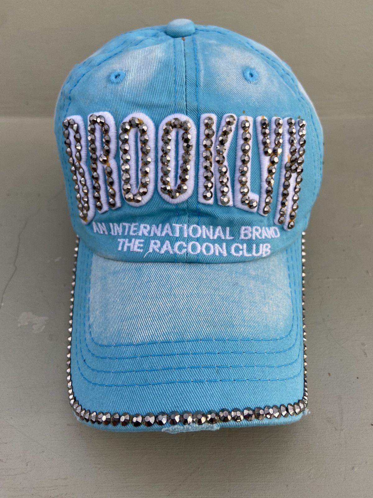 If Six Was Nine 2000s t2cap brooklyn denim hat blue washed Size ONE SIZE - 2 Thumbnail