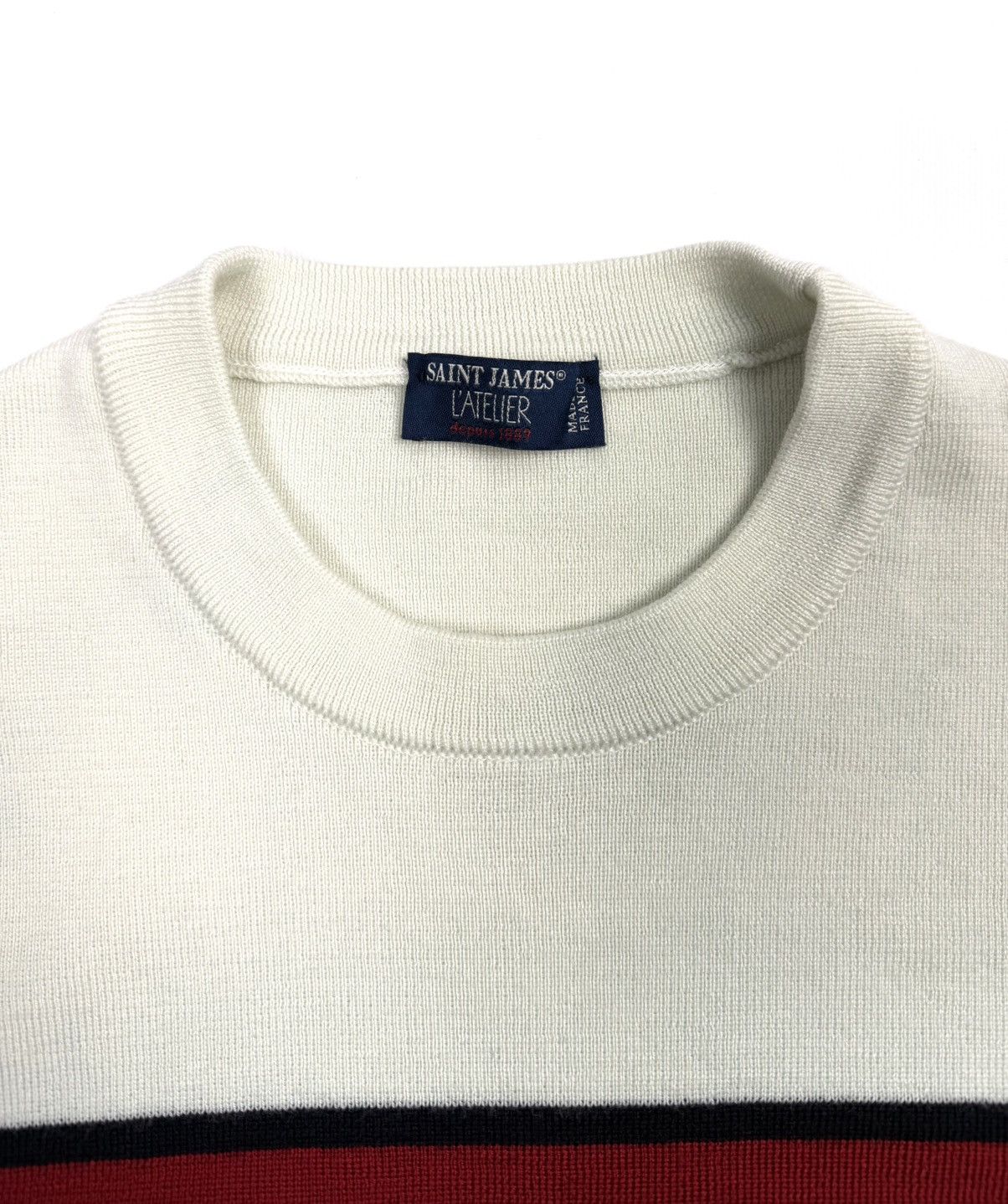 Saint James Saint James Striped Multicolor Wool Knit Sweater Women’s Size XS / US 0-2 / IT 36-38 - 10 Thumbnail
