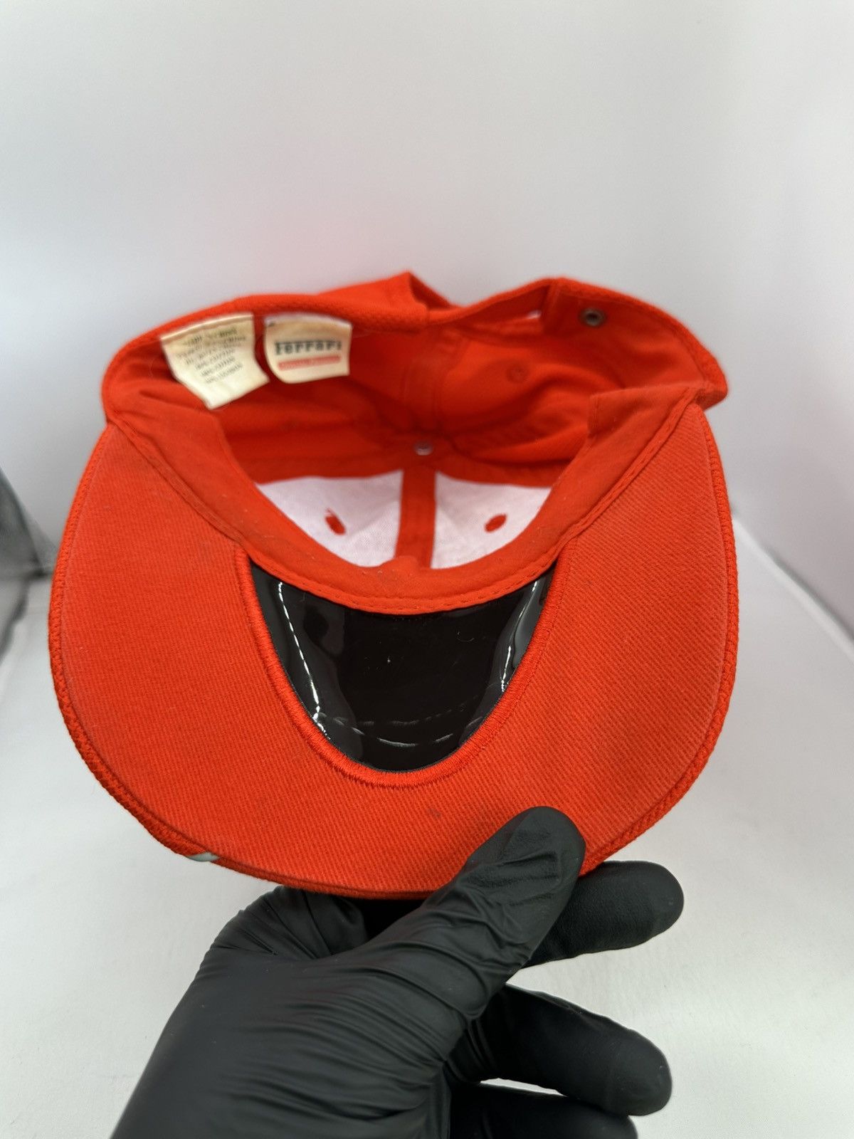 Ferrari Ferrari Gear Hat Red Vintage Authentic Adjustable Racing Cap Size ONE SIZE - 6 Thumbnail
