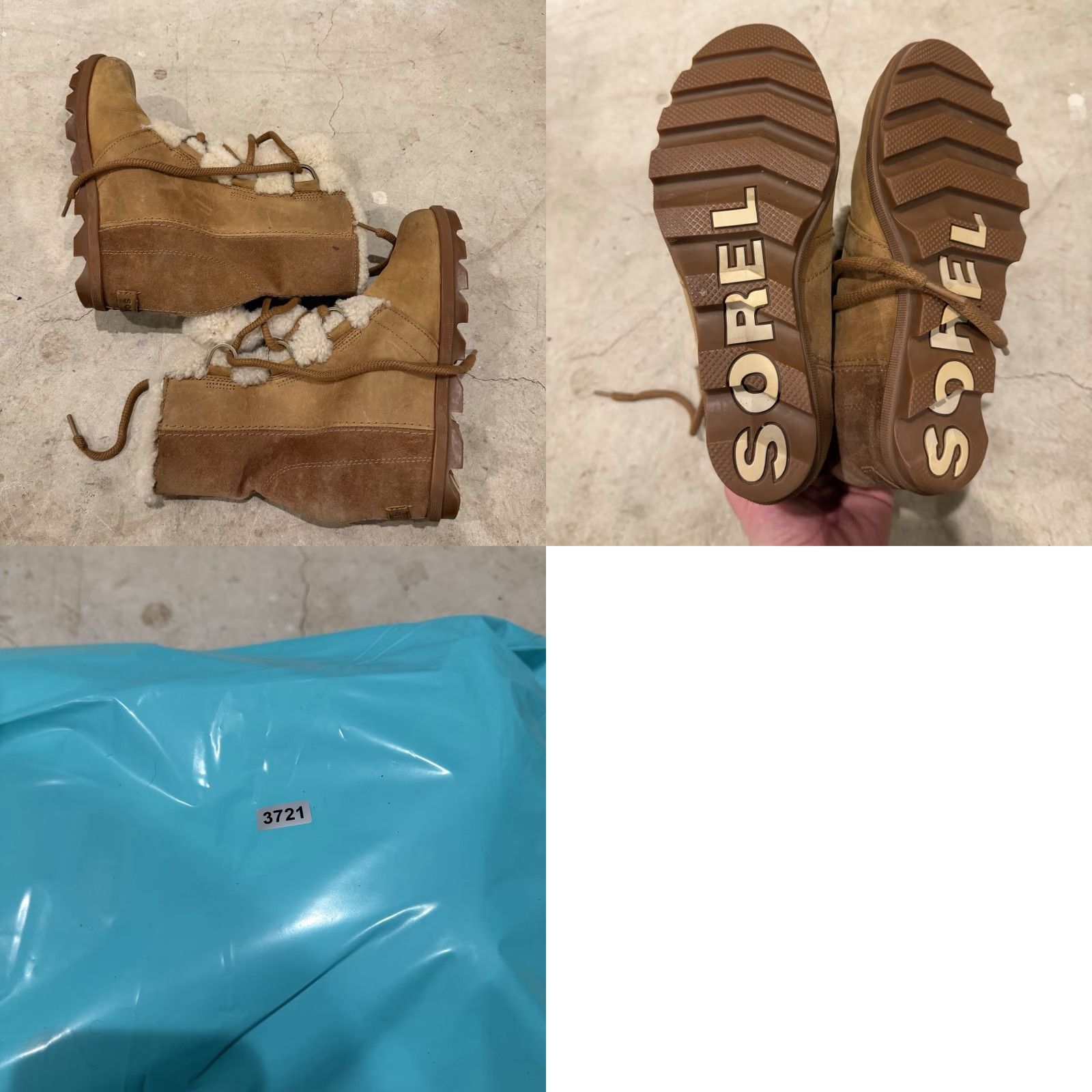 SOREL Sorel Joan Of Arctic Wedge II Shearling Brown Winter Boots US Women Size 8.5 Nubuck Mid-Calf Warm Fur Trim Shearling Rubber Heel Wedge Casual Size US 9 / IT 39 - 8 Thumbnail