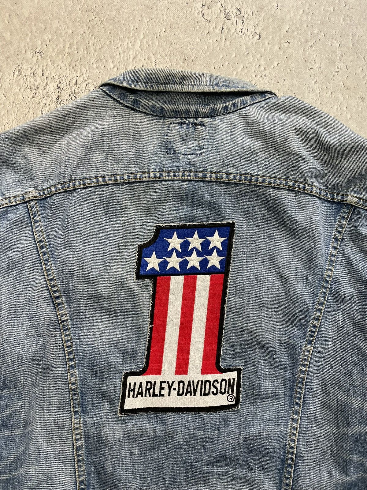 Lee Vintage Lee x harley davidson storm Rider denim jacket y2k Size US XL / EU 56 / 4 - 11 Thumbnail