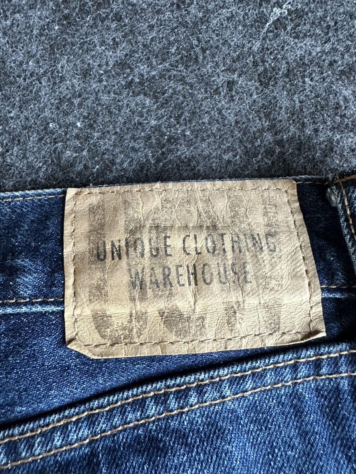Uniqlo Vintage 80s Unique Clothing Warehouse Denim W31 D520 Size US 31 - 8 Thumbnail