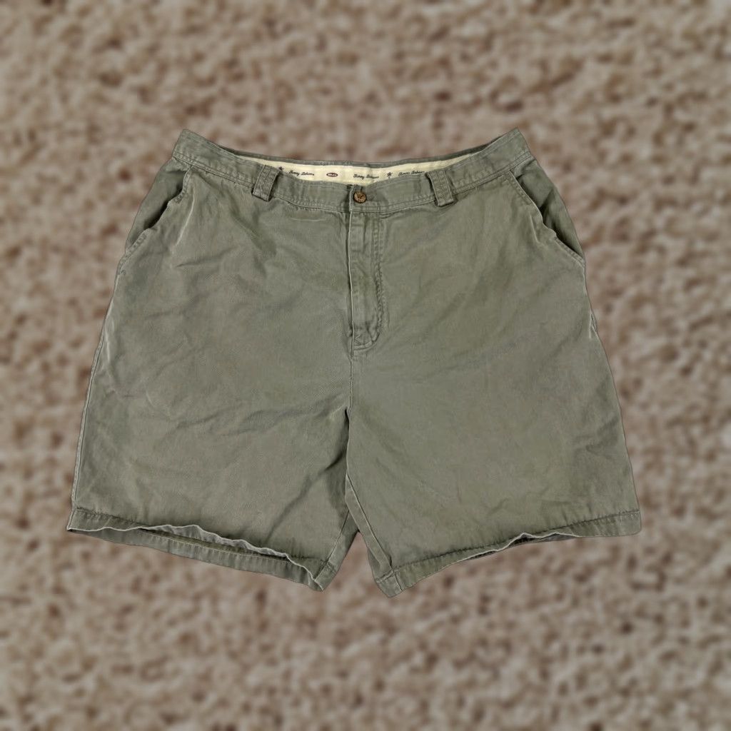 Tommy Bahama Tommy Bahama Shorts Adult 38 Green Cotton Tencel Flat Front Beach Vacation Golf Mens Size US 38 / EU 54 - 1 Thumbnail