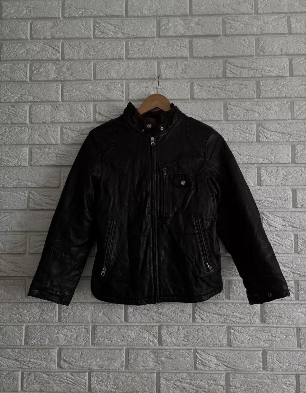 C.P. Company C.P Company Vintage Leather Jacket Archival 2007 Aut/Win Size US XXS / EU 40 - 1 Thumbnail