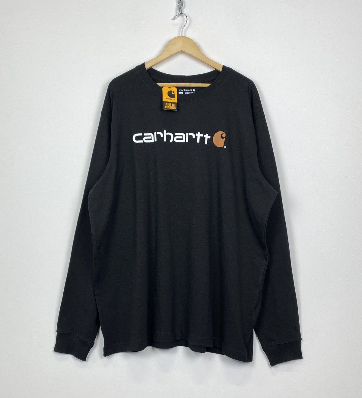 Carhartt NWT Carhartt Relax Fit Heavyweight Long-Sleeve T-Shirt Black Size US XXL / EU 58 / 5 - 1 Thumbnail