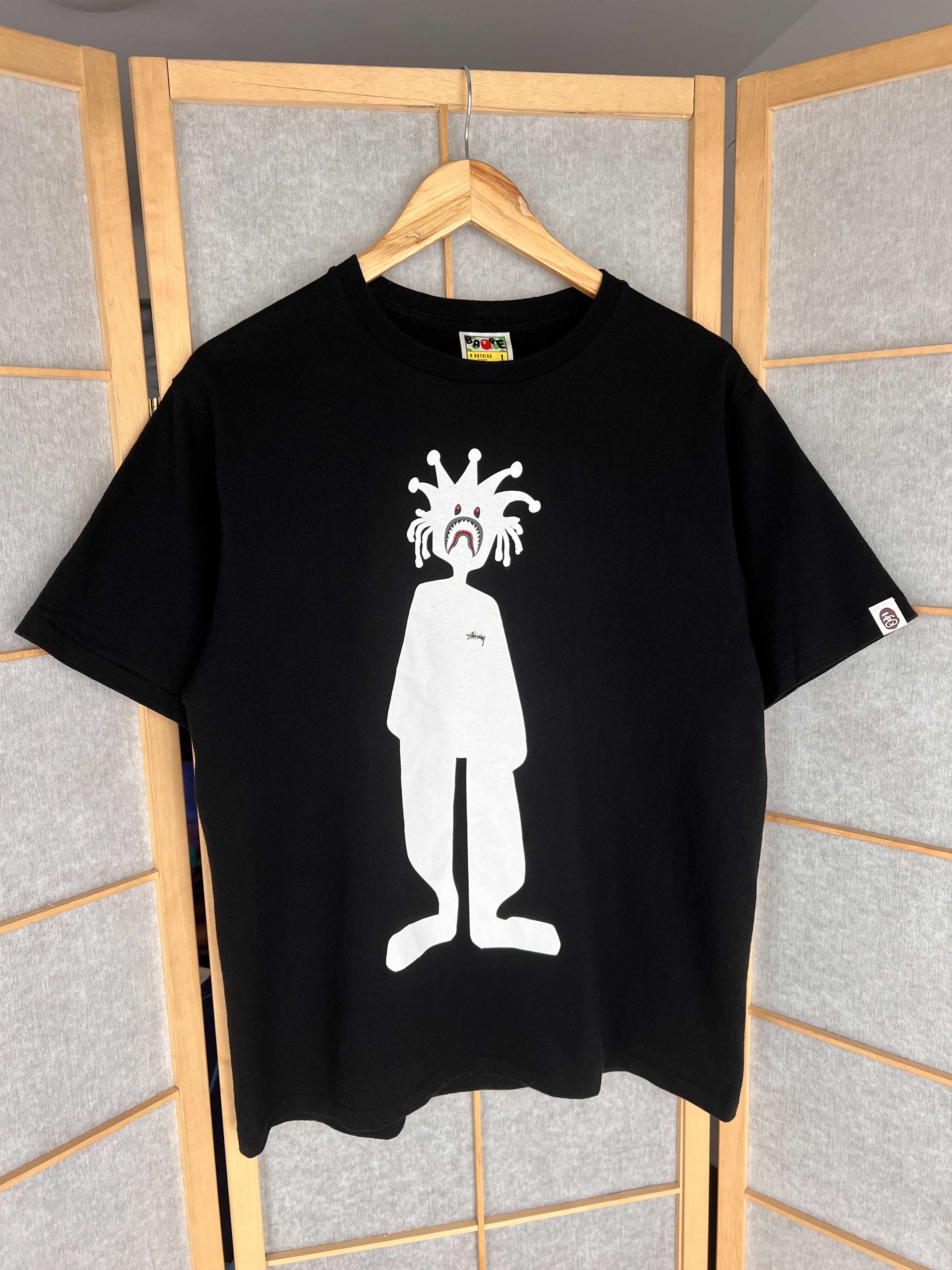stussy × bape ロングスリーブTシャツ 2013 Stussy x BAPE Long-sleeve T-shirt - men's L, women FREE