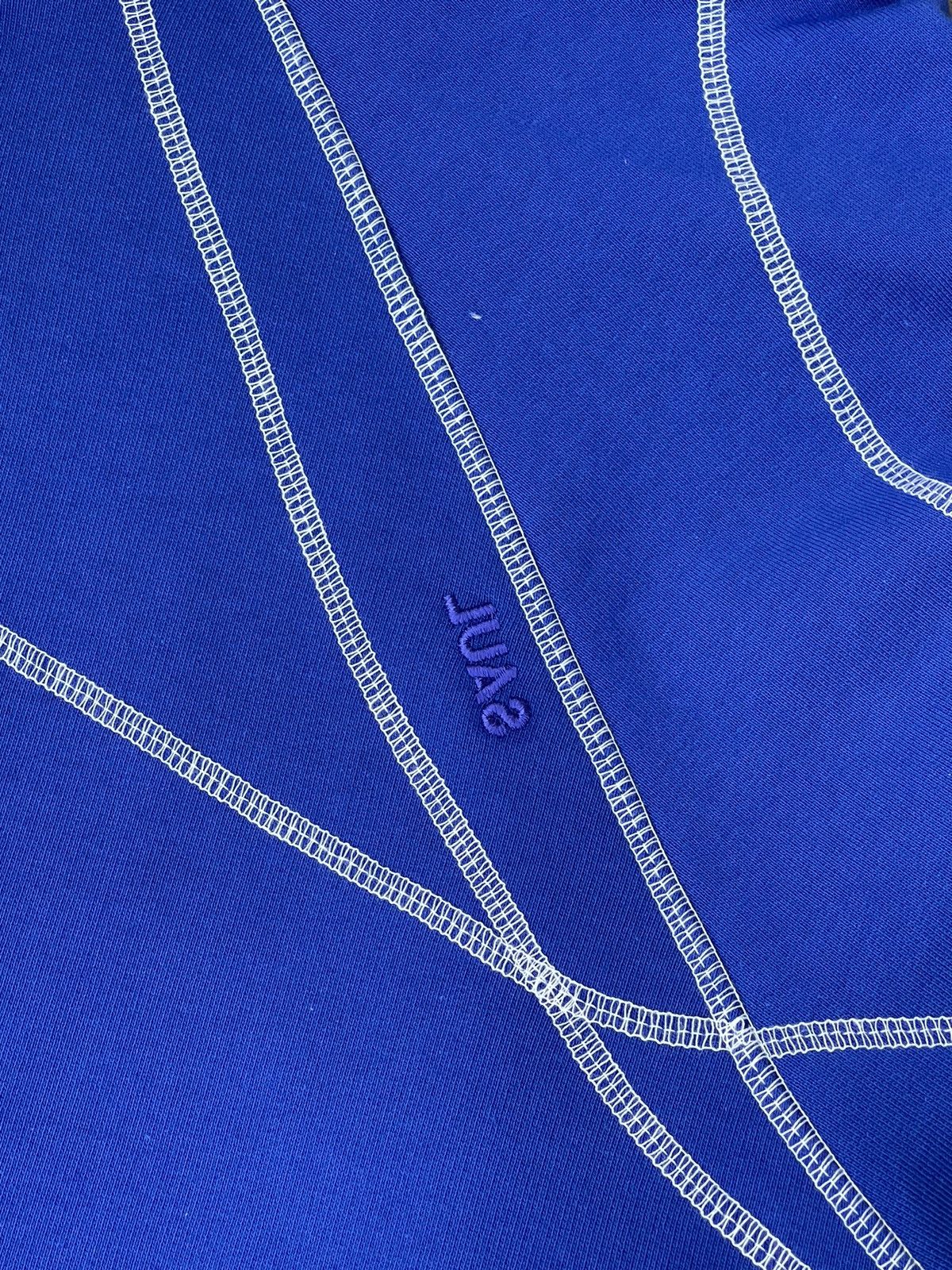 Saul Nash !DS! SS23 Saul Nash Electric Blue Overlock Stitch Sweatshirt Size US M / EU 48-50 / 2 - 11 Thumbnail