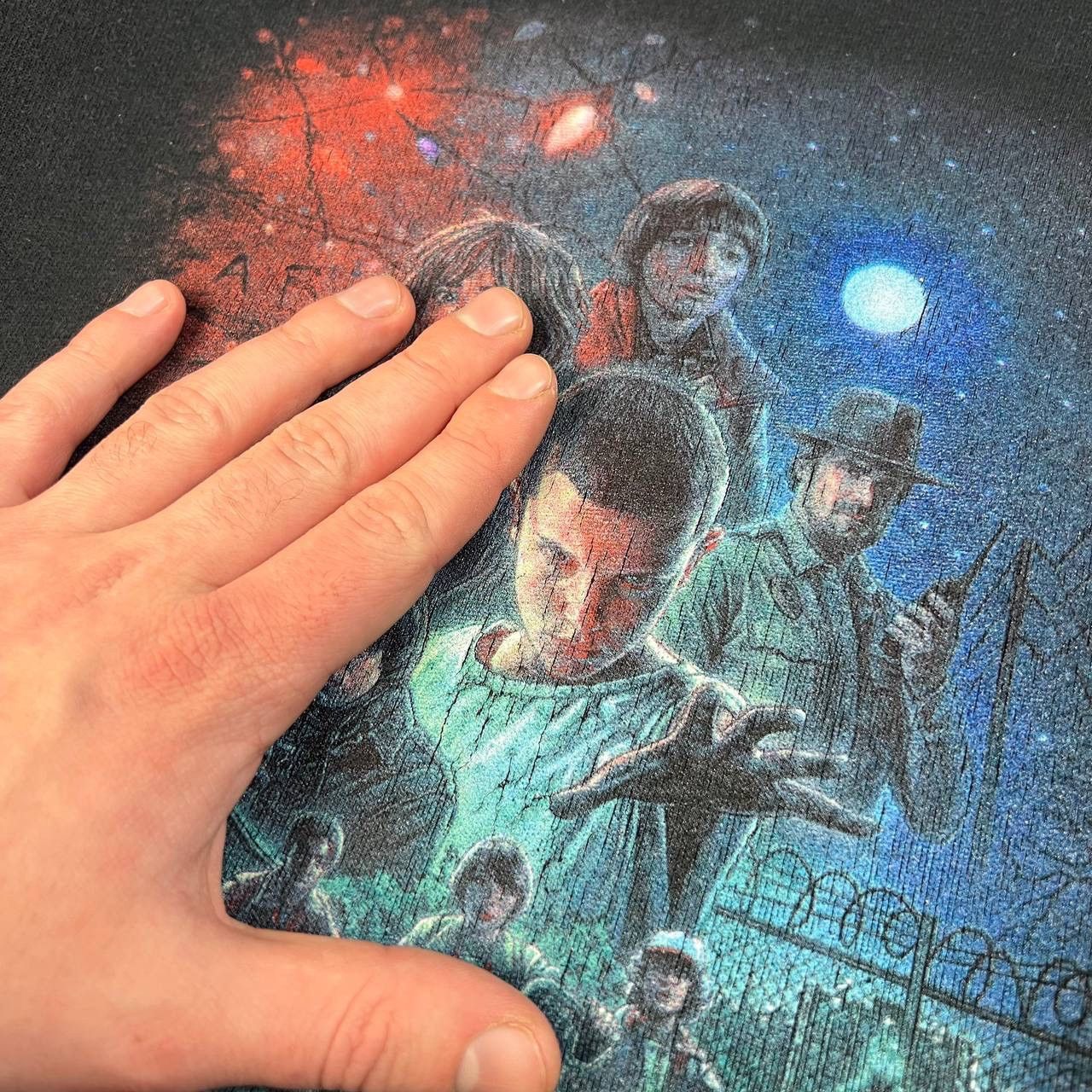 Band Tees Stranger Things Vintage Boxy Fit Big Logo Oversized Hoodie Size US S / EU 44-46 / 1 - 4 Thumbnail