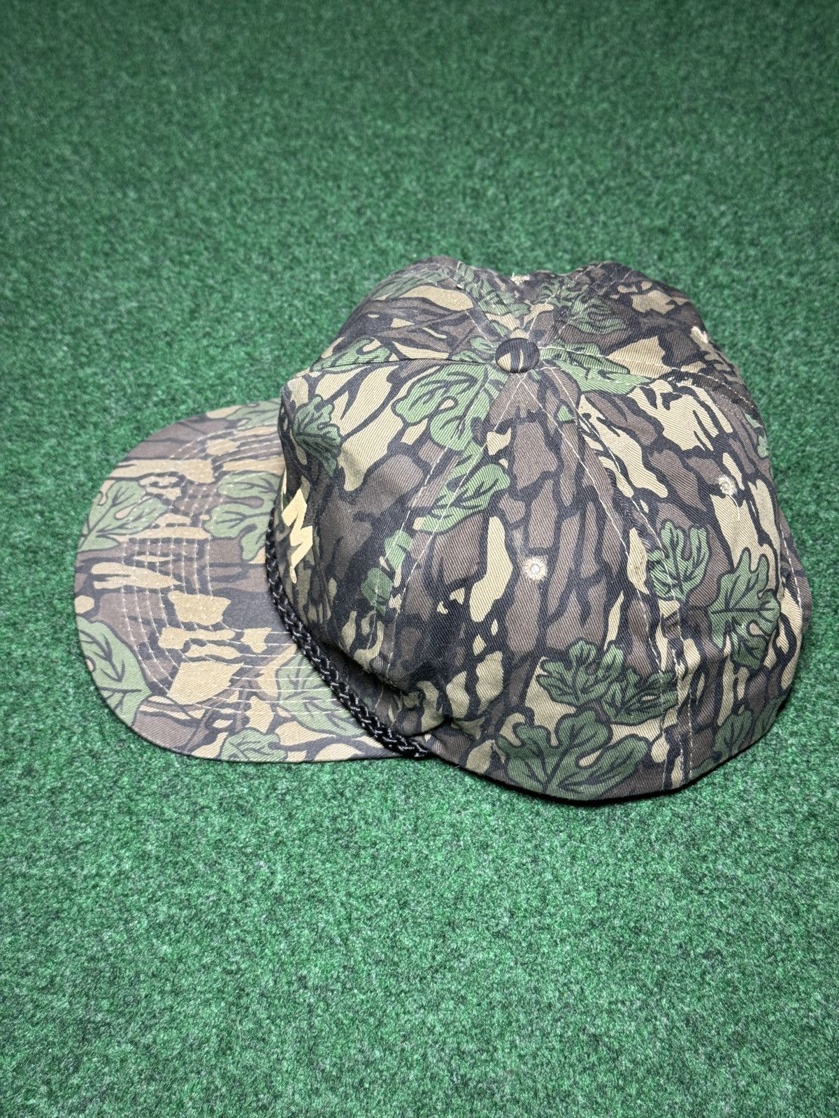 Vintage intage Camo Double Snapback 80s 90s Kem Cobra Cap Hat Size ONE SIZE - 4 Thumbnail