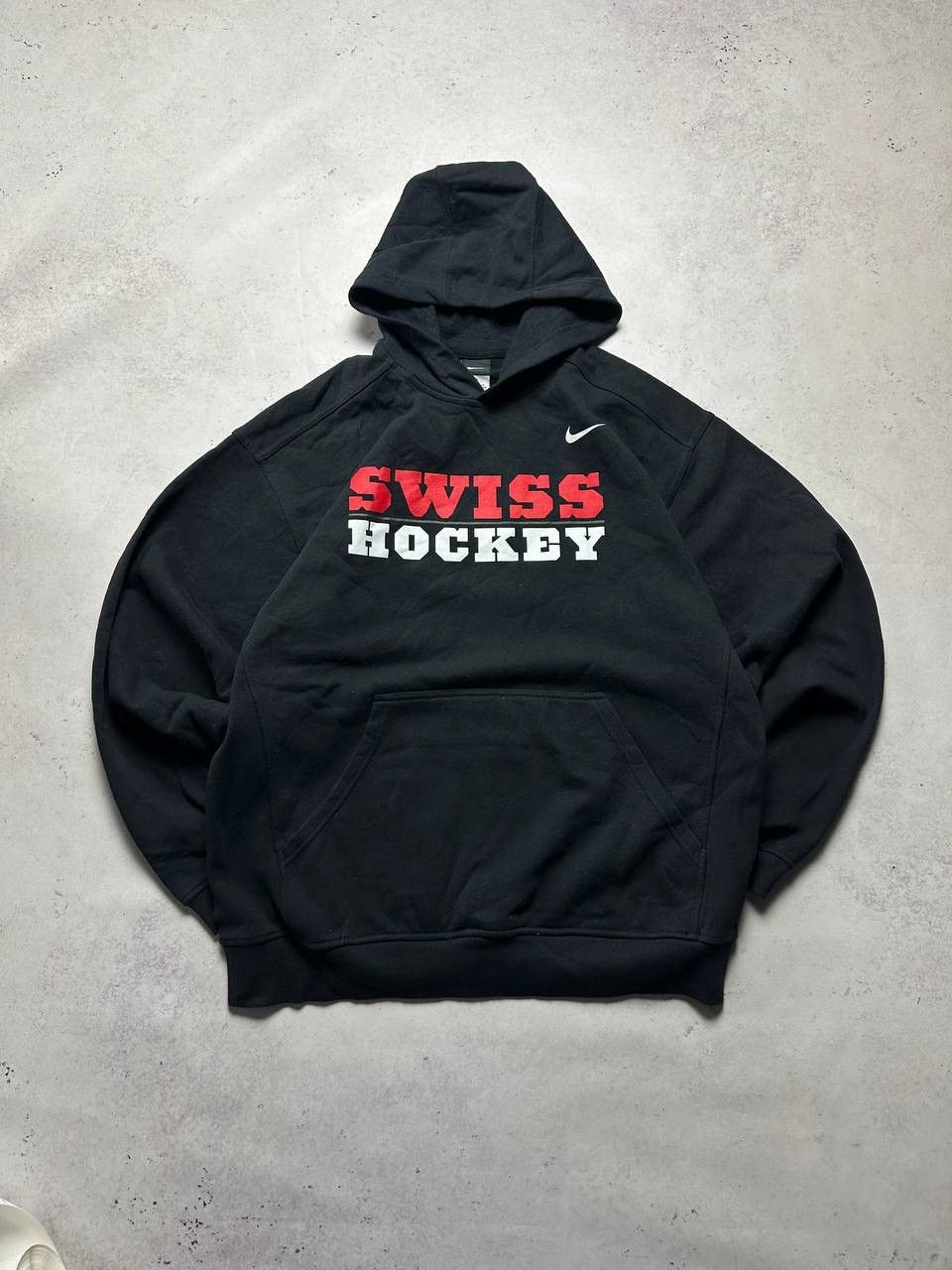 Nike Vintage Nike Swiss Hockey Boxy Hoodie Y2K M Size US M / EU 48-50 / 2 - 3 Thumbnail