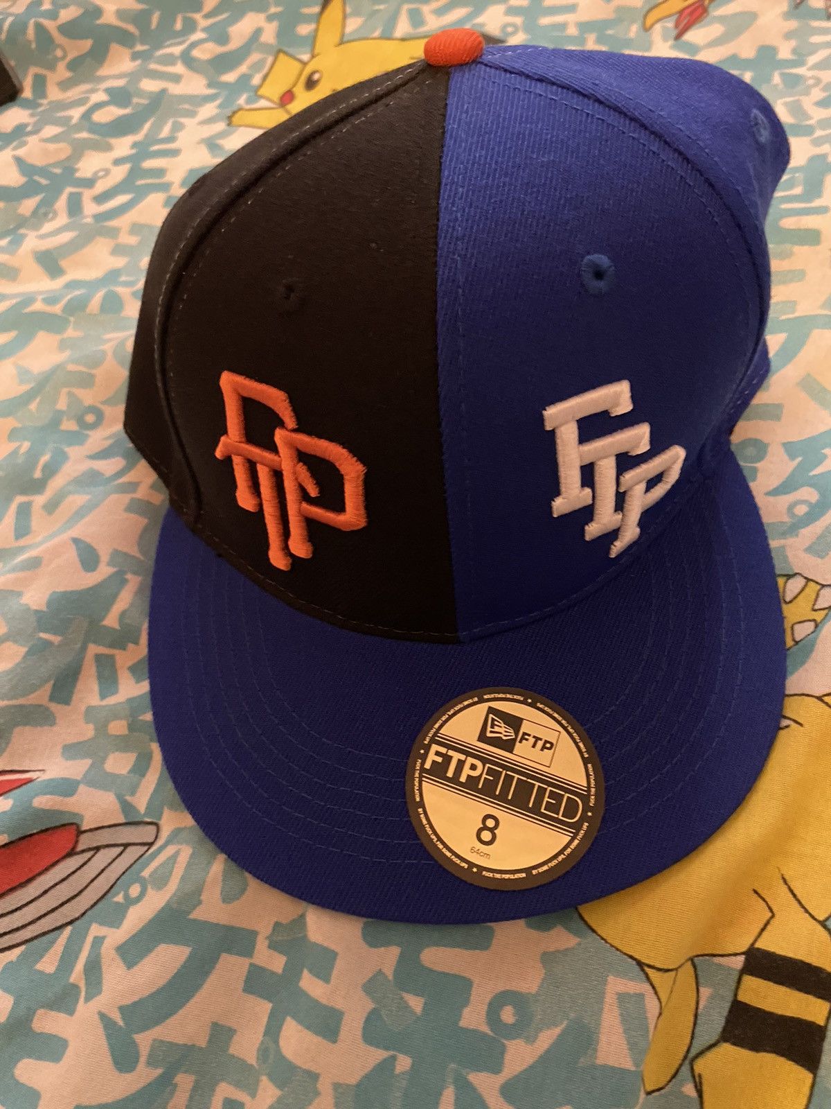 Fuck The Population FTP Rivals Fitted Hat Black Size 8 Size ONE SIZE - 3 Thumbnail