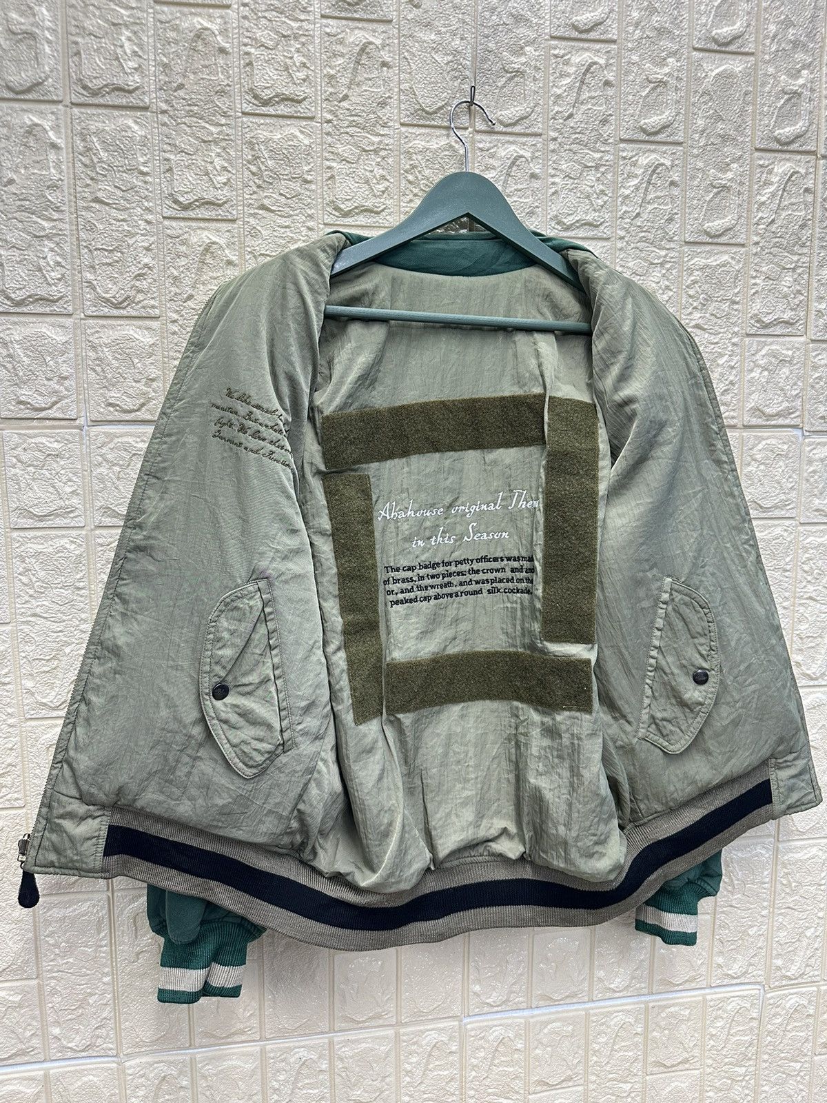 ABAHOUSE Vintage Abahouse Riversible Bomber Jacket MJ55 Size US M / EU 48-50 / 2 - 6 Thumbnail