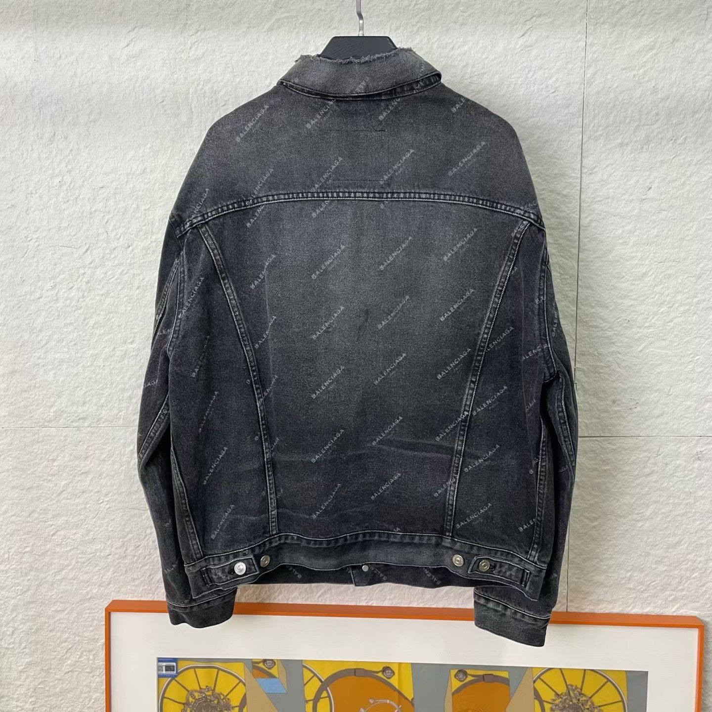 Balenciaga Balenciaga All-Over Print Jacket Size US XXS / EU 40 - 2 Thumbnail