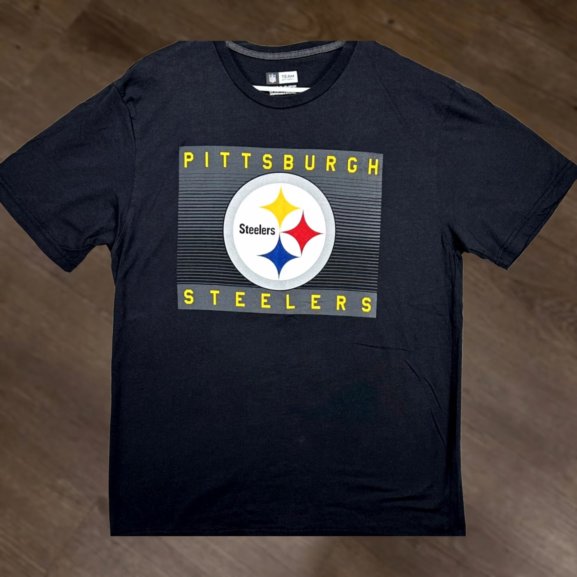 NFL NFL Pittsburgh Steelers Shirt Mens XL Black Football Tee Team Apparel Size US XL / EU 56 / 4 - 1 Thumbnail