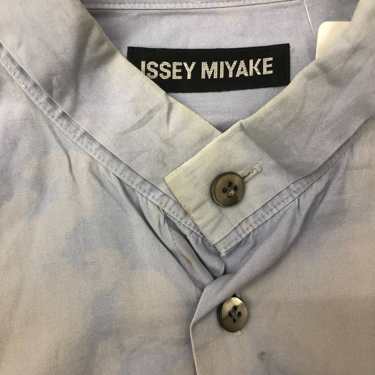 Issey Miyake T472 ISSEY MIYAKE ACID WASH STUDIO SHIRTS Size US L / EU 52-54 / 3 - 6 Thumbnail