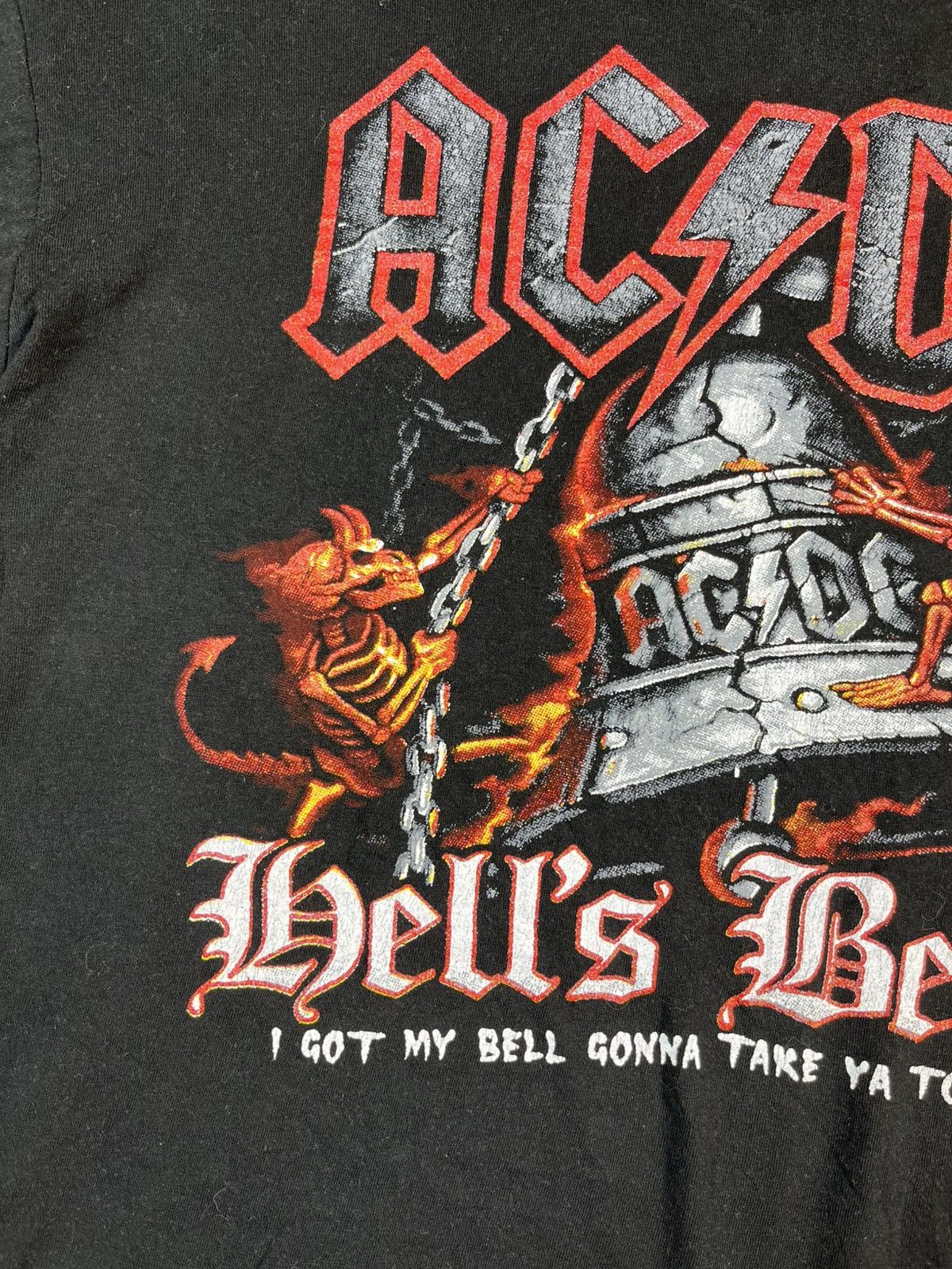 AC/DC AC/DC Hells Bells Double Sided Band Tee Boxy XL Size US XL / EU 56 / 4 - 5 Thumbnail