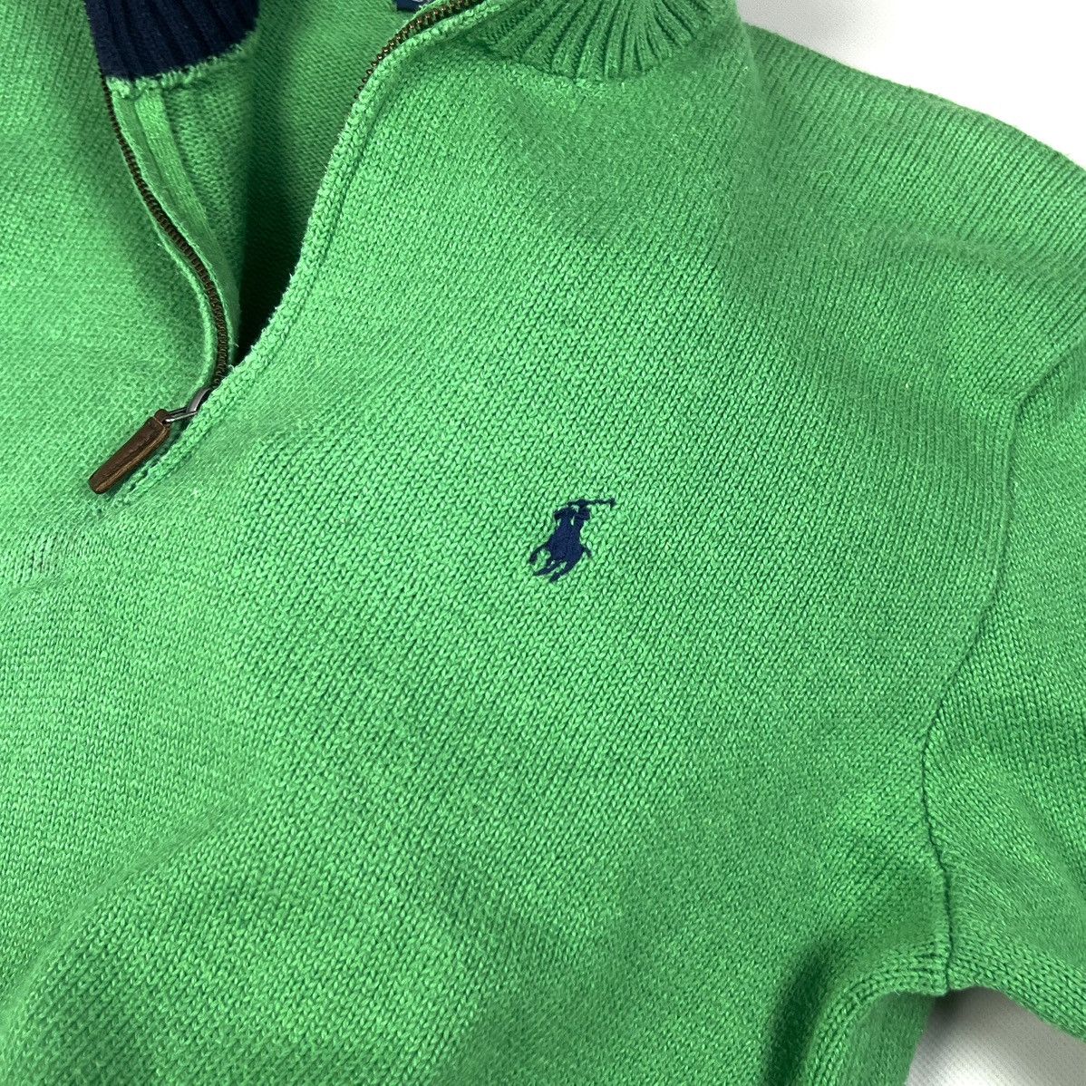 Polo Ralph Lauren × Ralph Lauren × Vintage Vintage Polo Ralph Lauren 1/4 Zip Sweater Men’s Size L/XL Size US XL / EU 56 / 4 - 5 Thumbnail