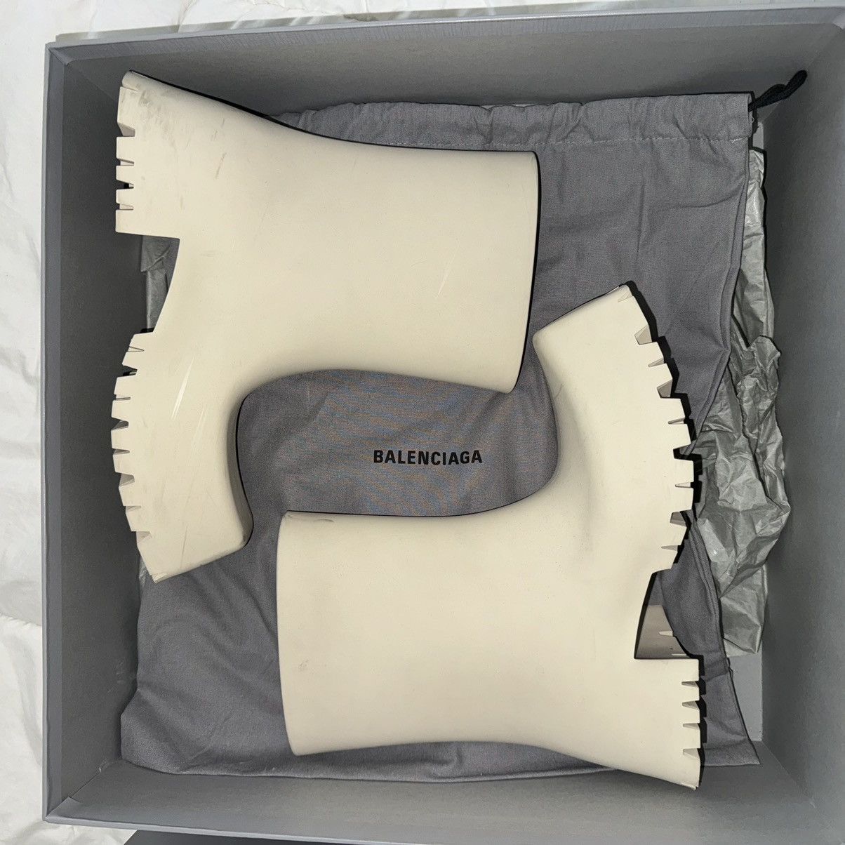 Balenciaga Balenciaga Beige Trooper boots Size US 6 / EU 39 - 1 Thumbnail
