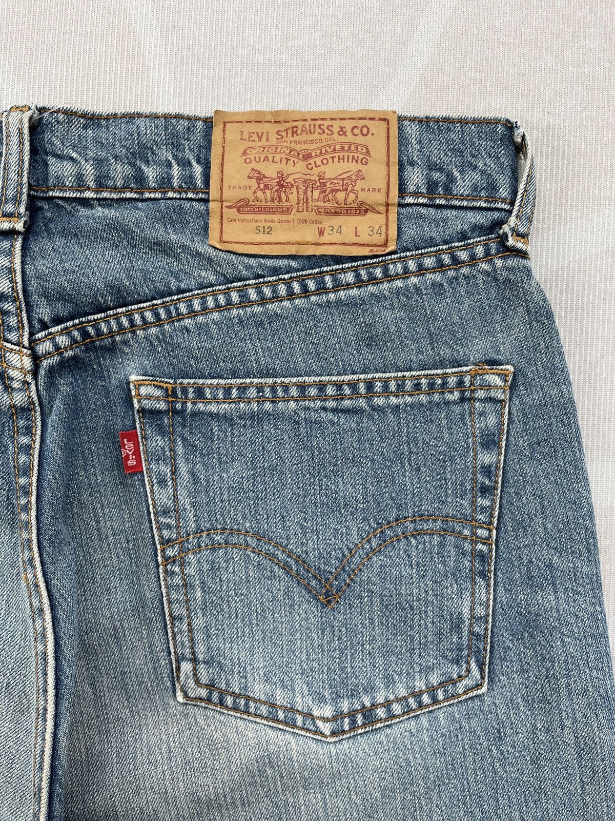 Levi's Levis 512 Straight Jeans Size US 32 / EU 48 - 10 Thumbnail