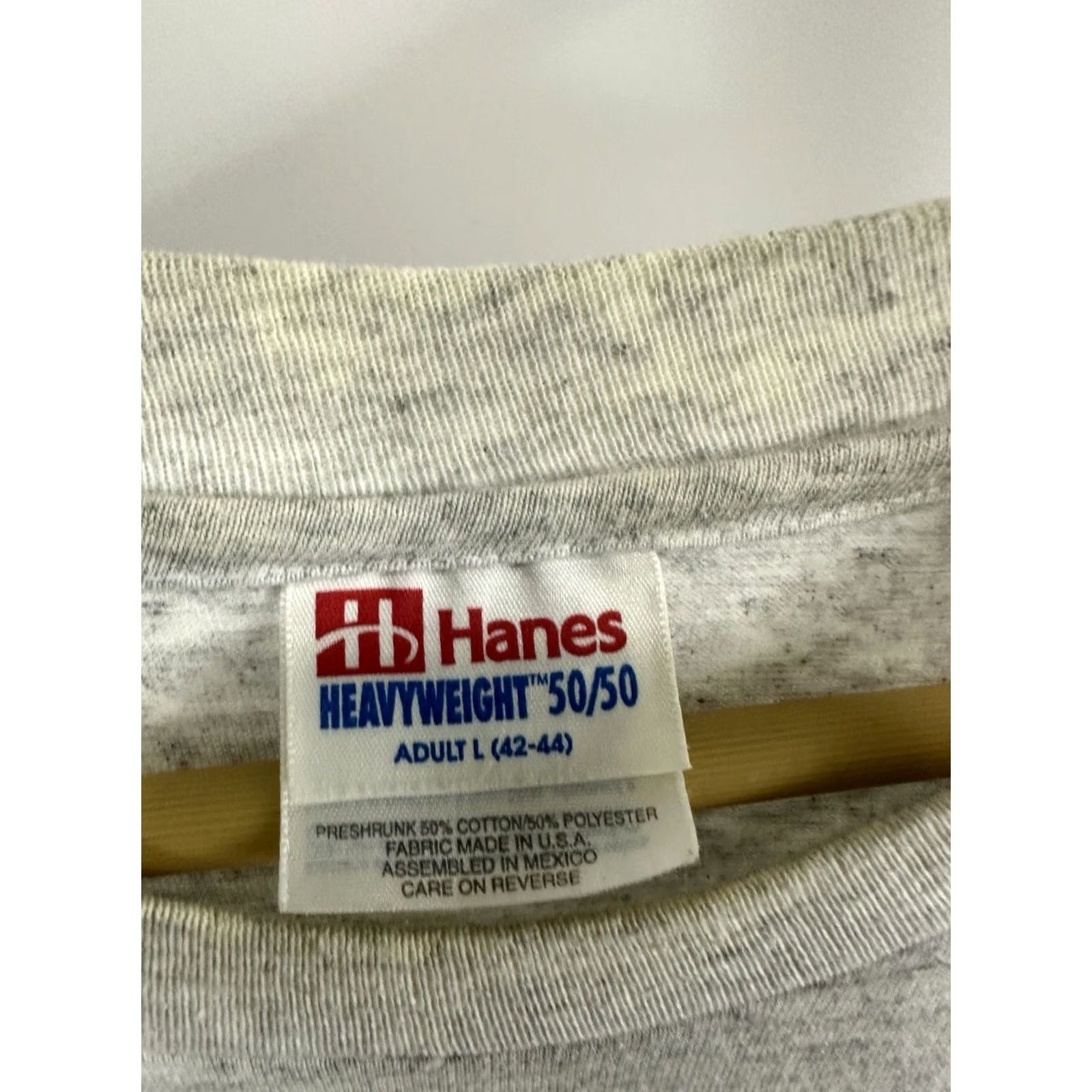 Hanes VTG 90s Stand In The Gap Washington DC Jesus Christian Worship T-Shirt L Hanes Heather Gray Mens Shirt XS? Size US L / EU 52-54 / 3 - 4 Thumbnail