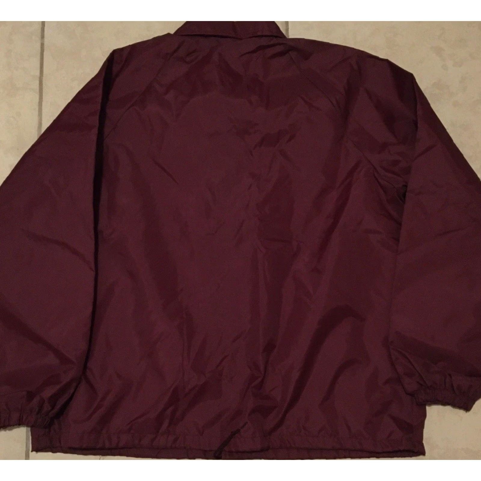 Apple VINTAGE Motorola Worker Jacket XL Men Windbreaker Red Blue Striped 90s 80s Grunge Internet Telecommunication Computer USA USA 90s Wireless Size US XL / EU 56 / 4 - 3 Thumbnail